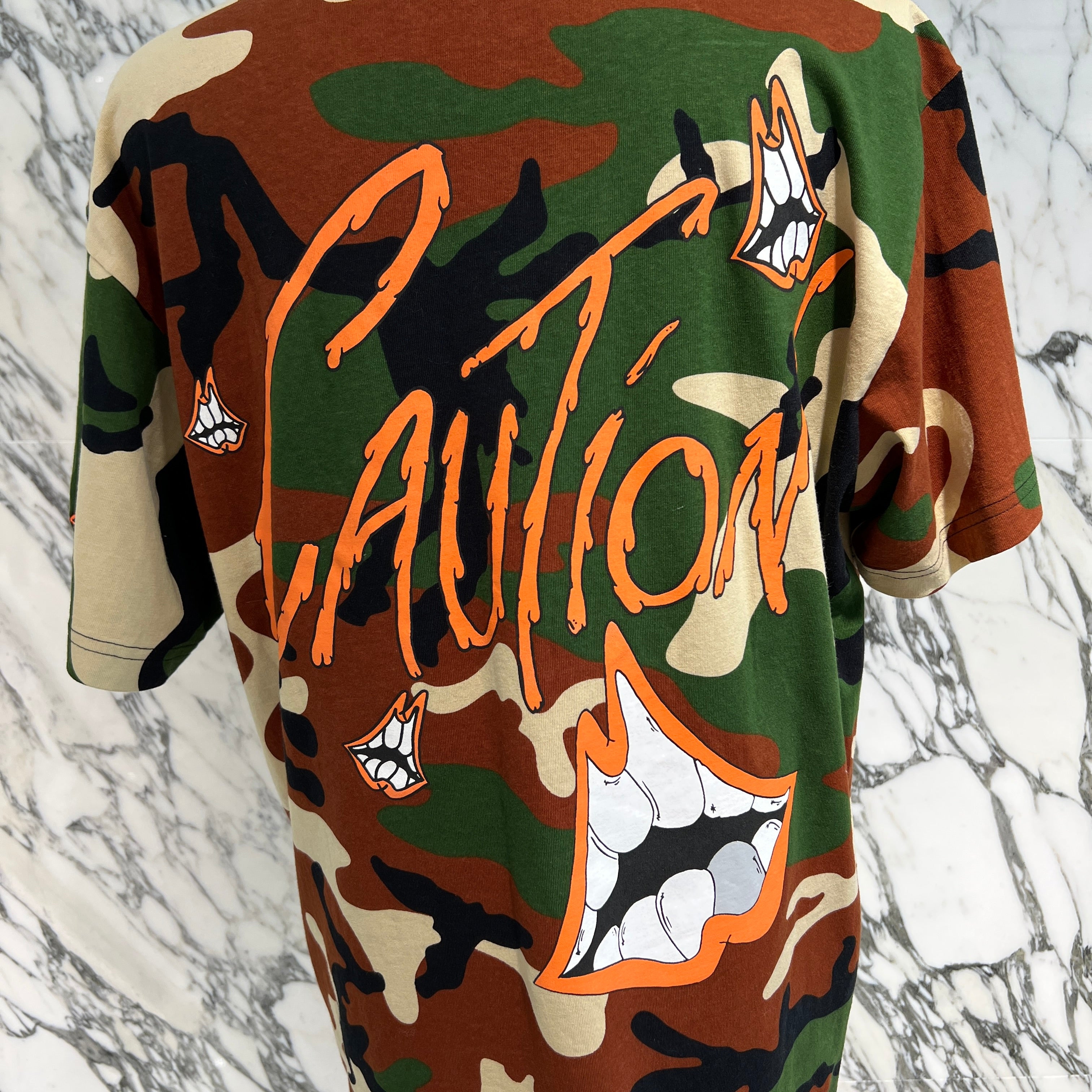 CHROME HEARTS × MATTY BOY 2022SS PPO CAUTION Tee Size XL クロムハーツ × マッティボーイ コーションTシャツ サイズXL