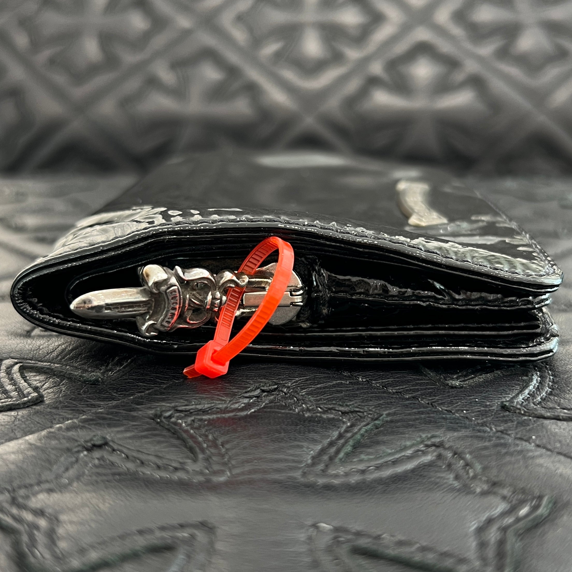 CHROME HEARTS Patent Joey Scroll Wallet クロムハーツ パテント ジョーイ スクロール ウォレット