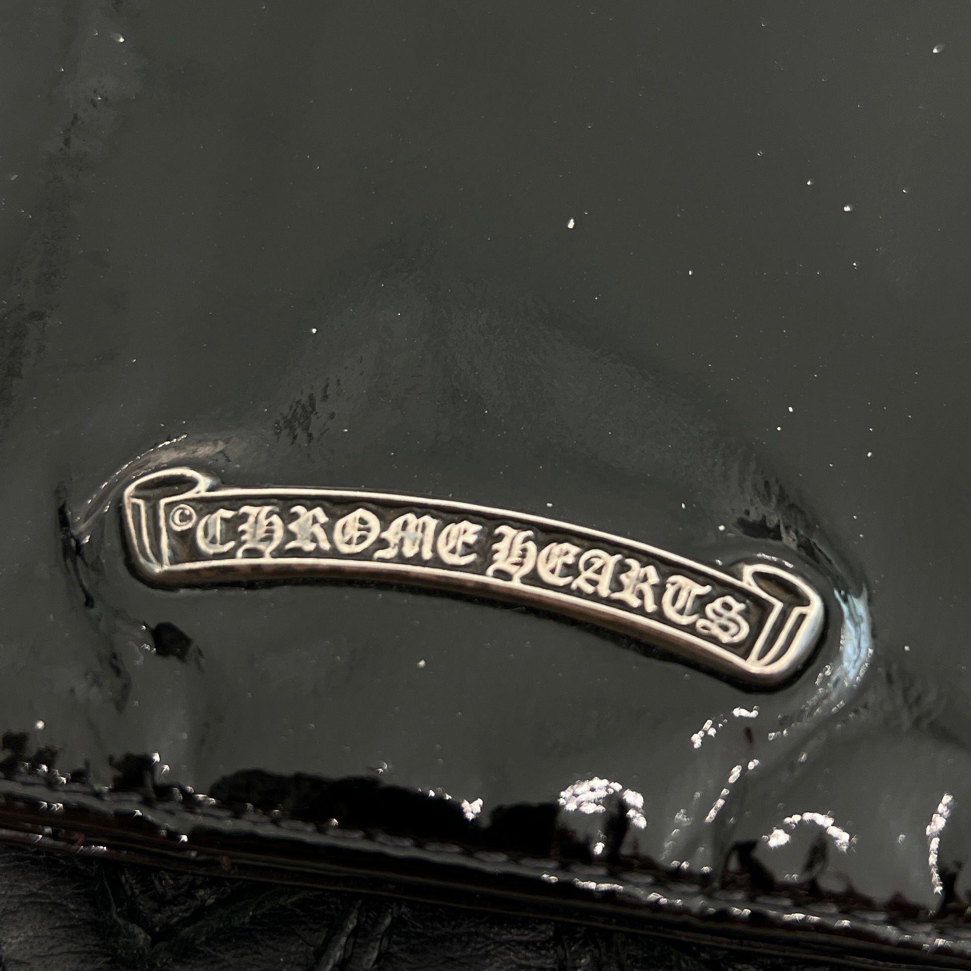 CHROME HEARTS Patent Joey Scroll Wallet クロムハーツ パテント ジョーイ スクロール ウォレット