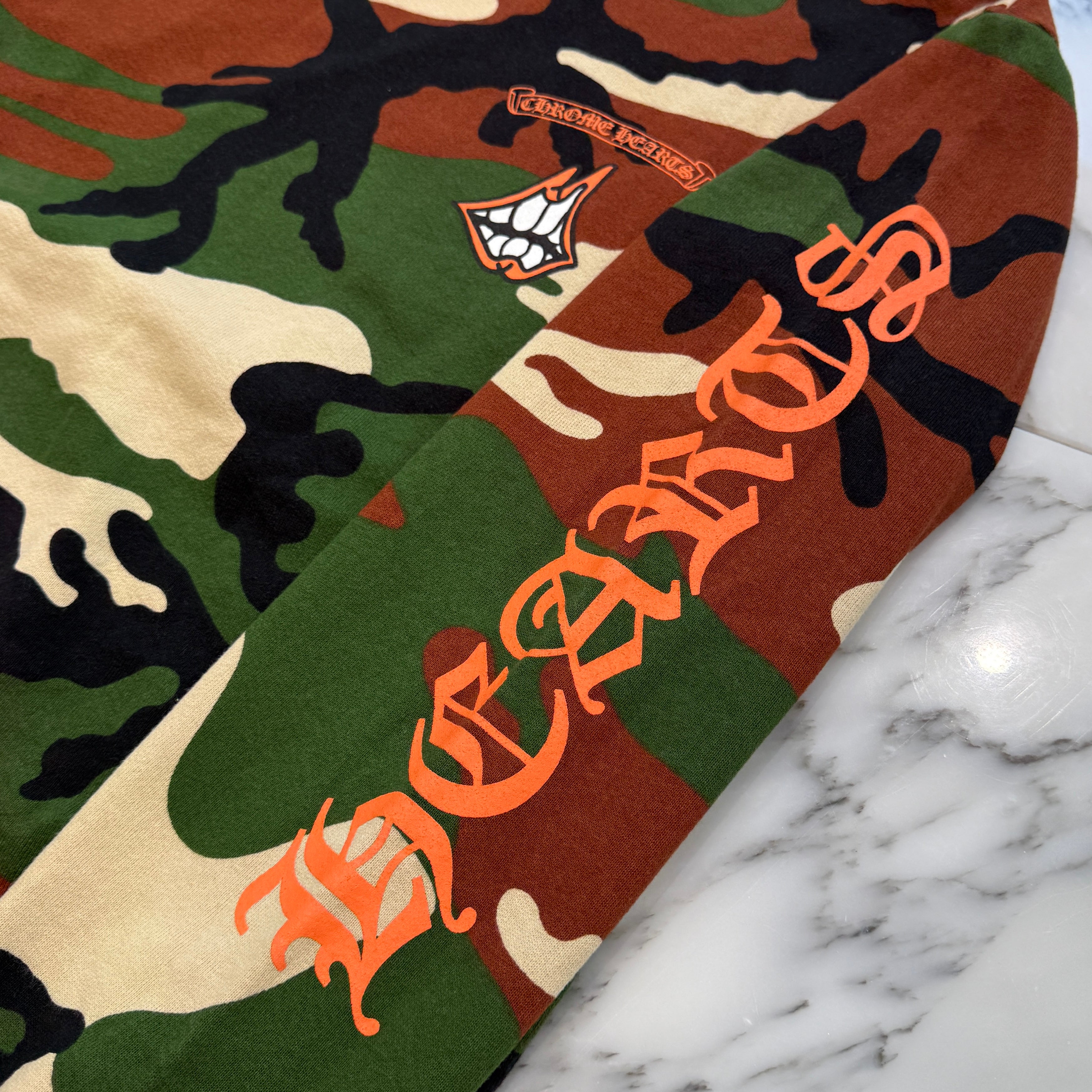 CHROME HEARTS × MATTY BOY 2022SS PPO CAUTION SWTSHRT Size M クロムハーツ × マッティボーイ コーションスウェットシャツ サイズM