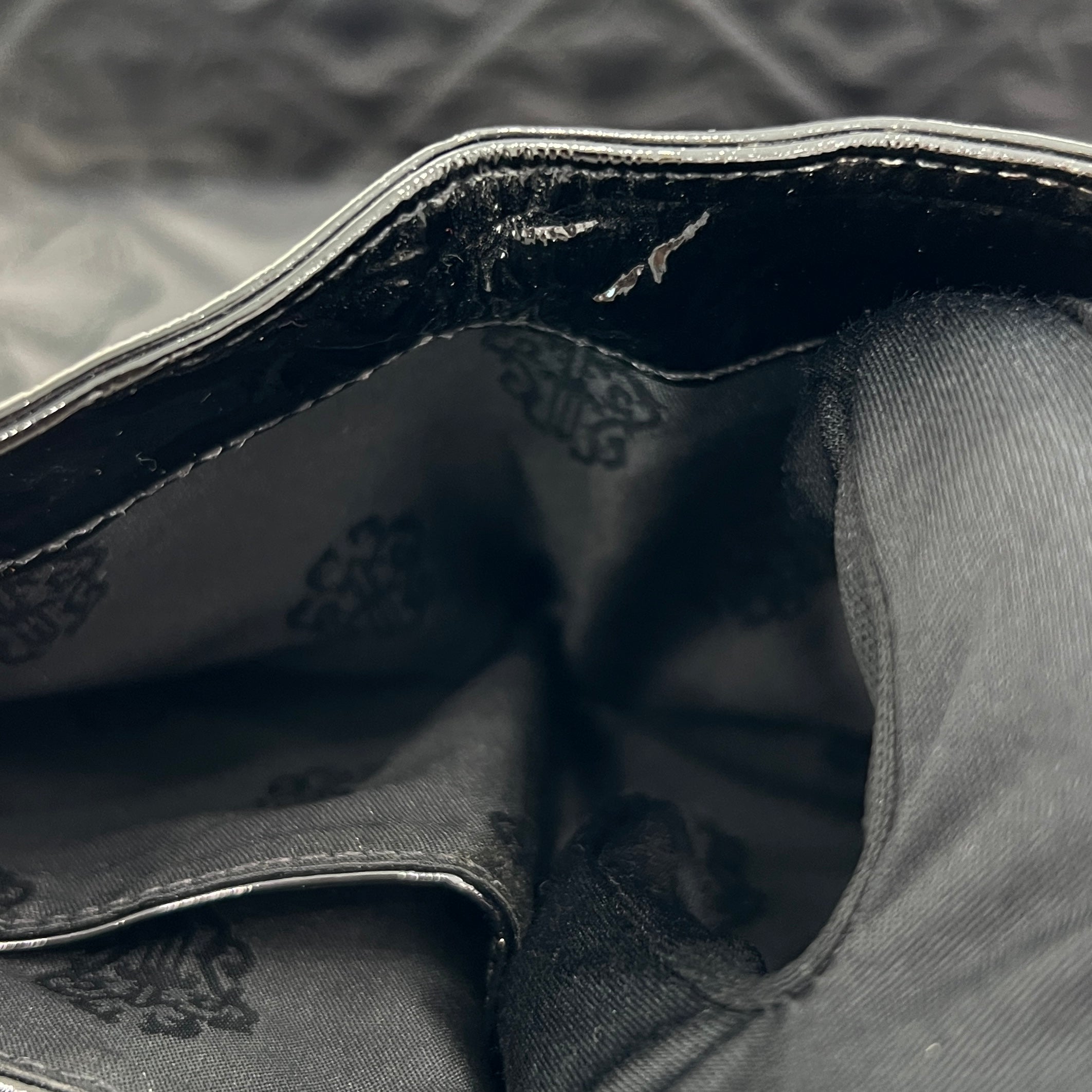 CHROME HEARTS Patent Joey Scroll Wallet クロムハーツ パテント ジョーイ スクロール ウォレット