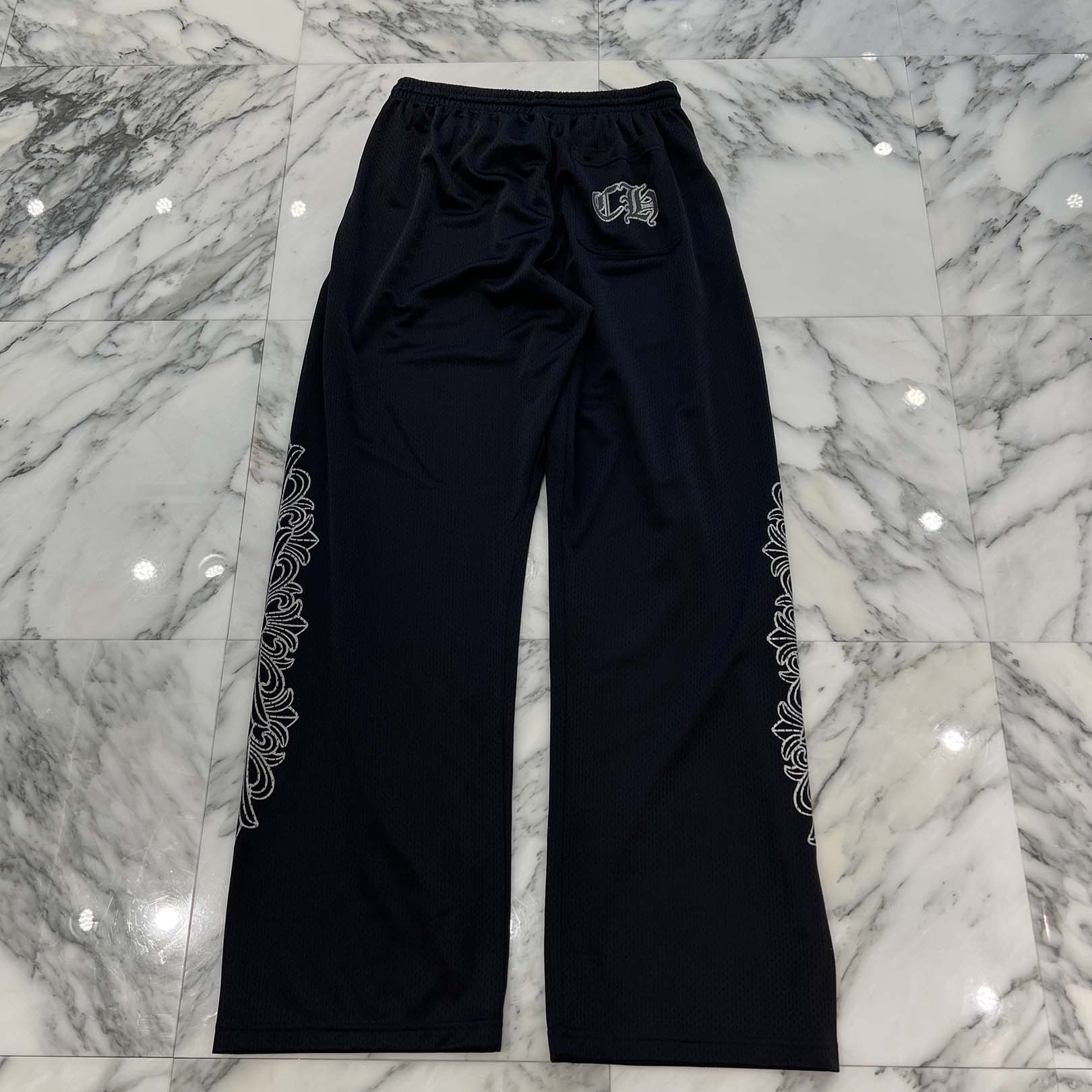 CHROME HEARTS Mesh Warm Up Jersey Long Pants Size L クロムハーツ