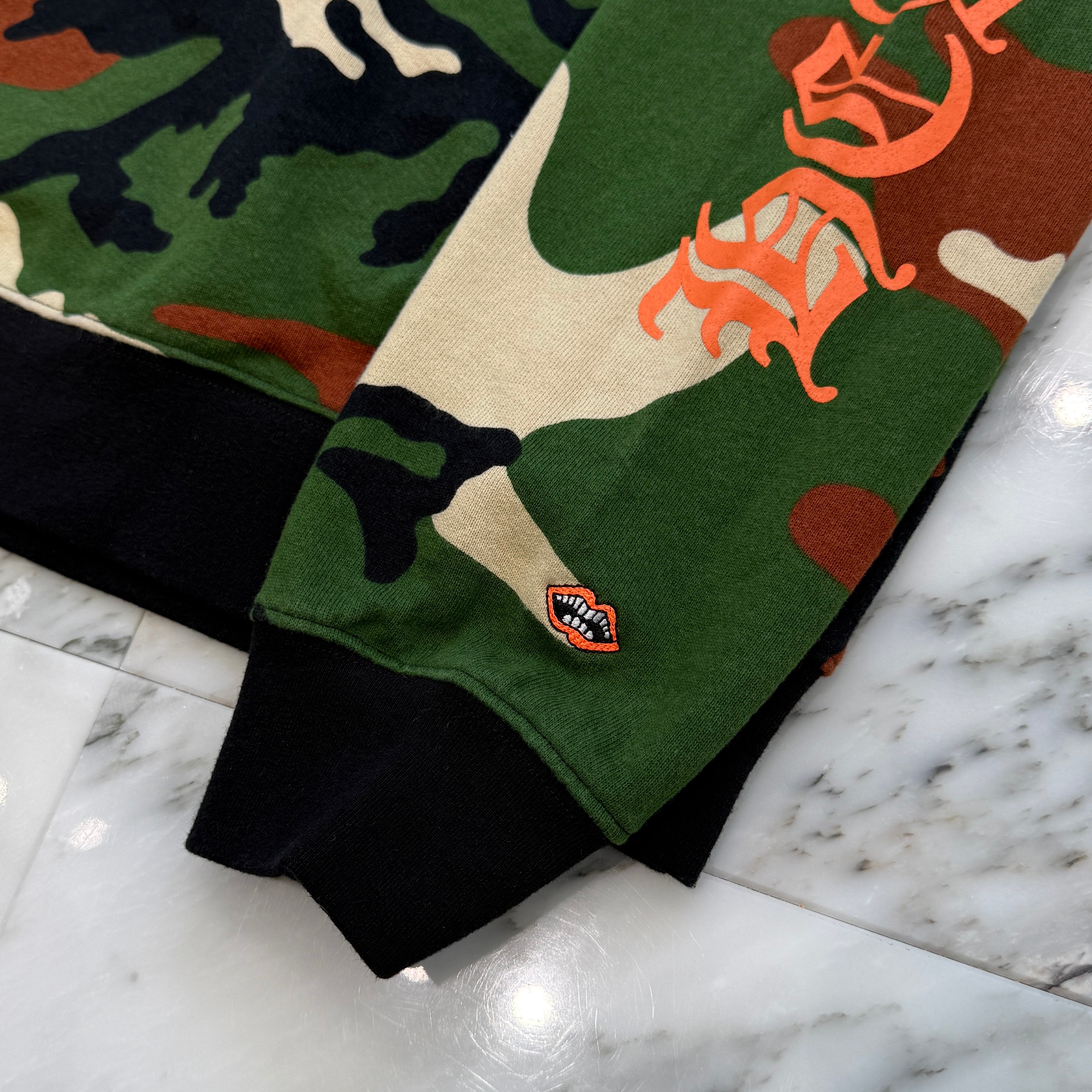 CHROME HEARTS × MATTY BOY 2022SS PPO CAUTION SWTSHRT Size M クロムハーツ × マッティボーイ コーションスウェットシャツ サイズM