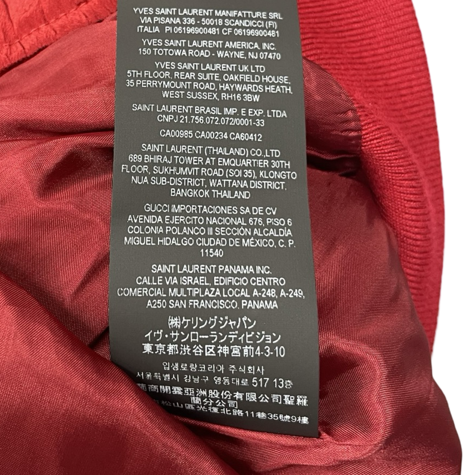 SAINT LAURENT PARIS 2022AW Layered Smock Silk Jacket 682844 Y2E23 Size 46