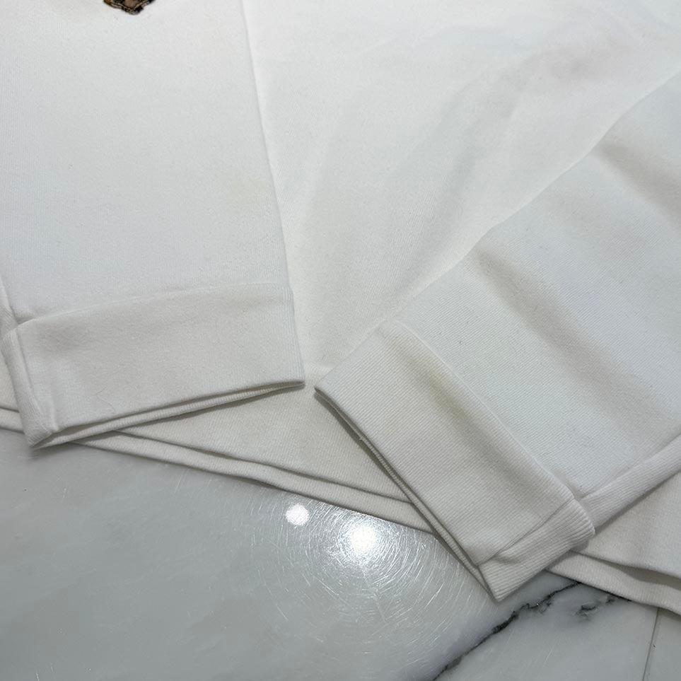 CHROME HEARTS Y NOT Multi Leather Cross Patch Sweatshirt Size M クロムハーツ ワイノット マルチレザークロスパッチ スウェットシャツ サイズM