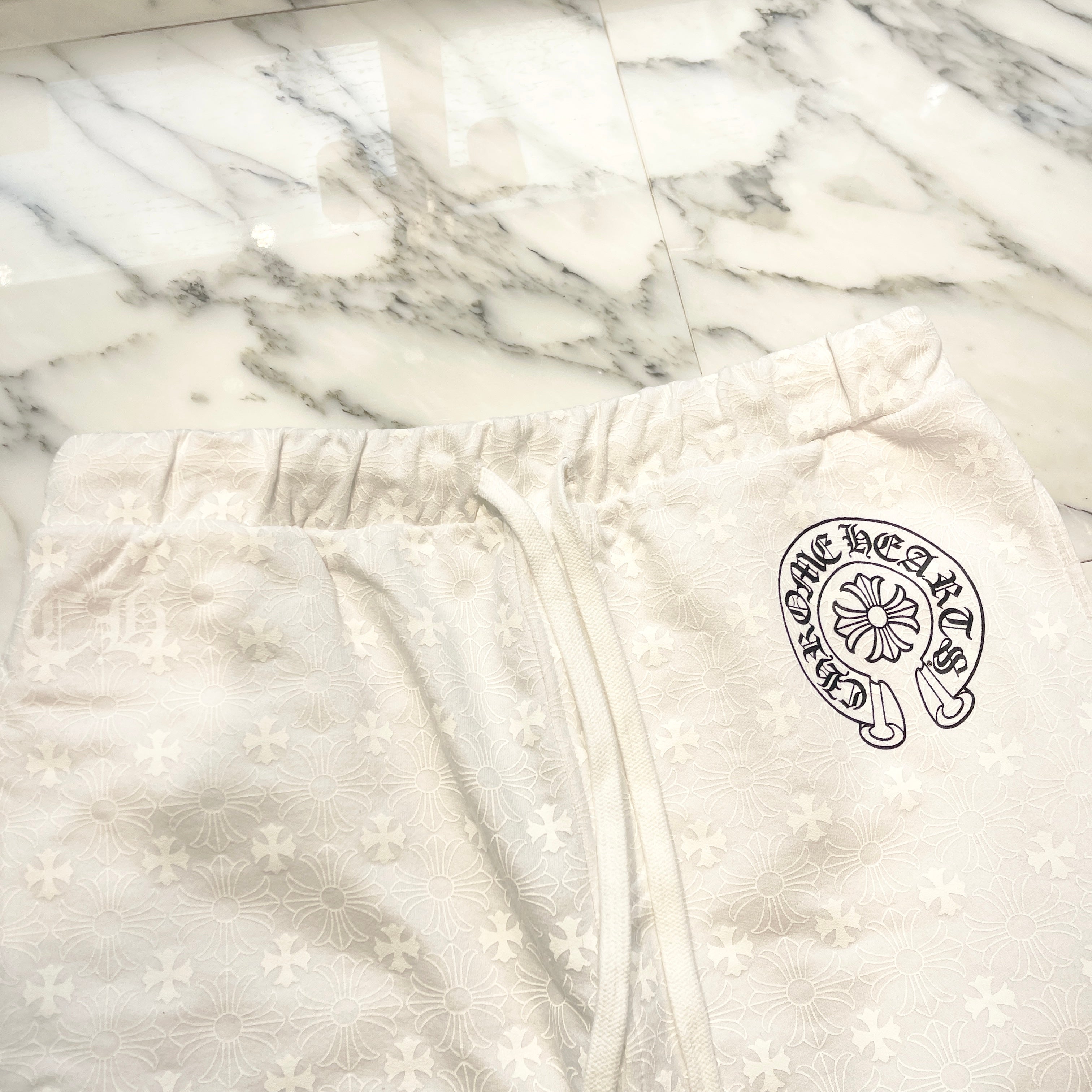 CHROME HEARTS CH Plus Side Logo Fuck You Sweat Long Pants Size L クロムハーツ CHプラス総柄  サイドロゴ ファックユー スウェットロングパンツ サイズL