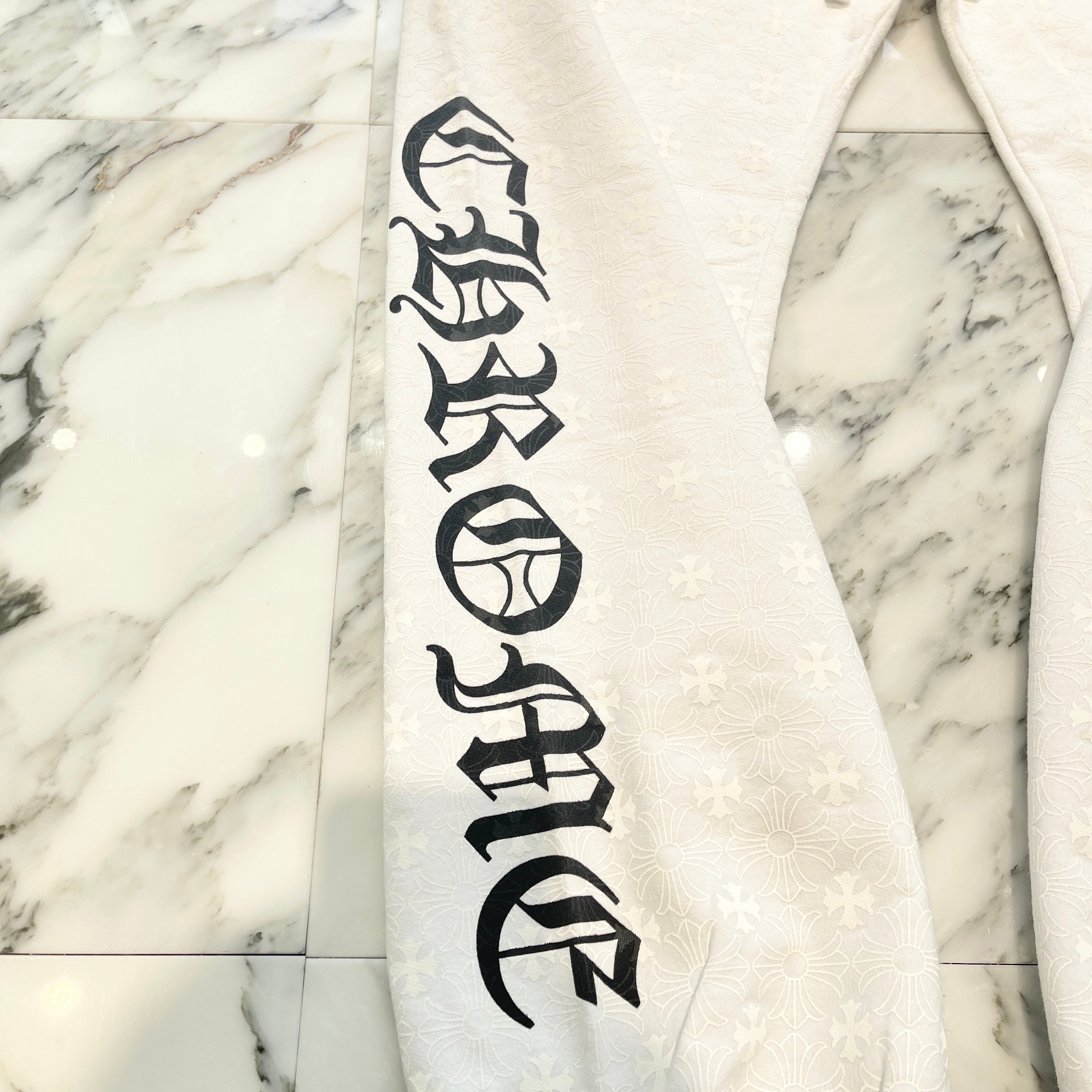 CHROME HEARTS CH Plus Side Logo Fuck You Sweat Long Pants Size L クロムハーツ CHプラス総柄  サイドロゴ ファックユー スウェットロングパンツ サイズL