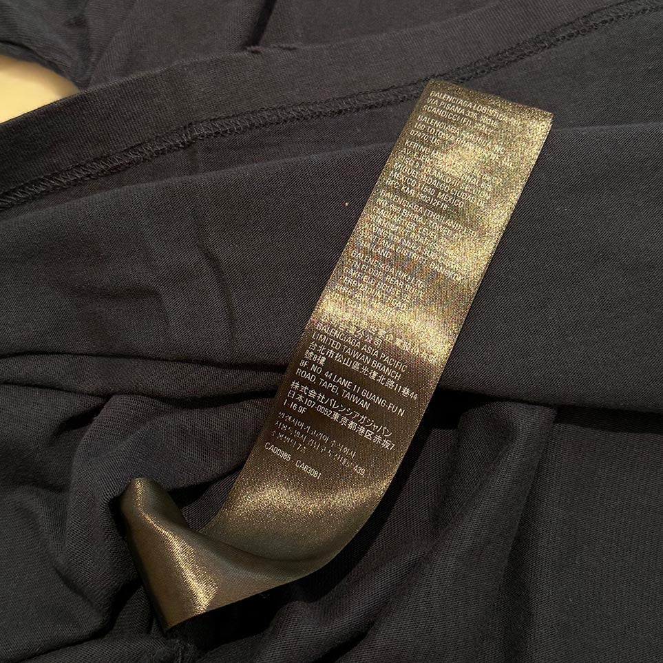 BALENCIAGA × adidas 2022AW Three Stripes Logo Embroidery Long Sleeve Tee 712397 TNVA6 Size 3 バレンシアガ×アディダス スリーストライプ ロゴ刺繍 ロングスリーブTシャツ サイズ3