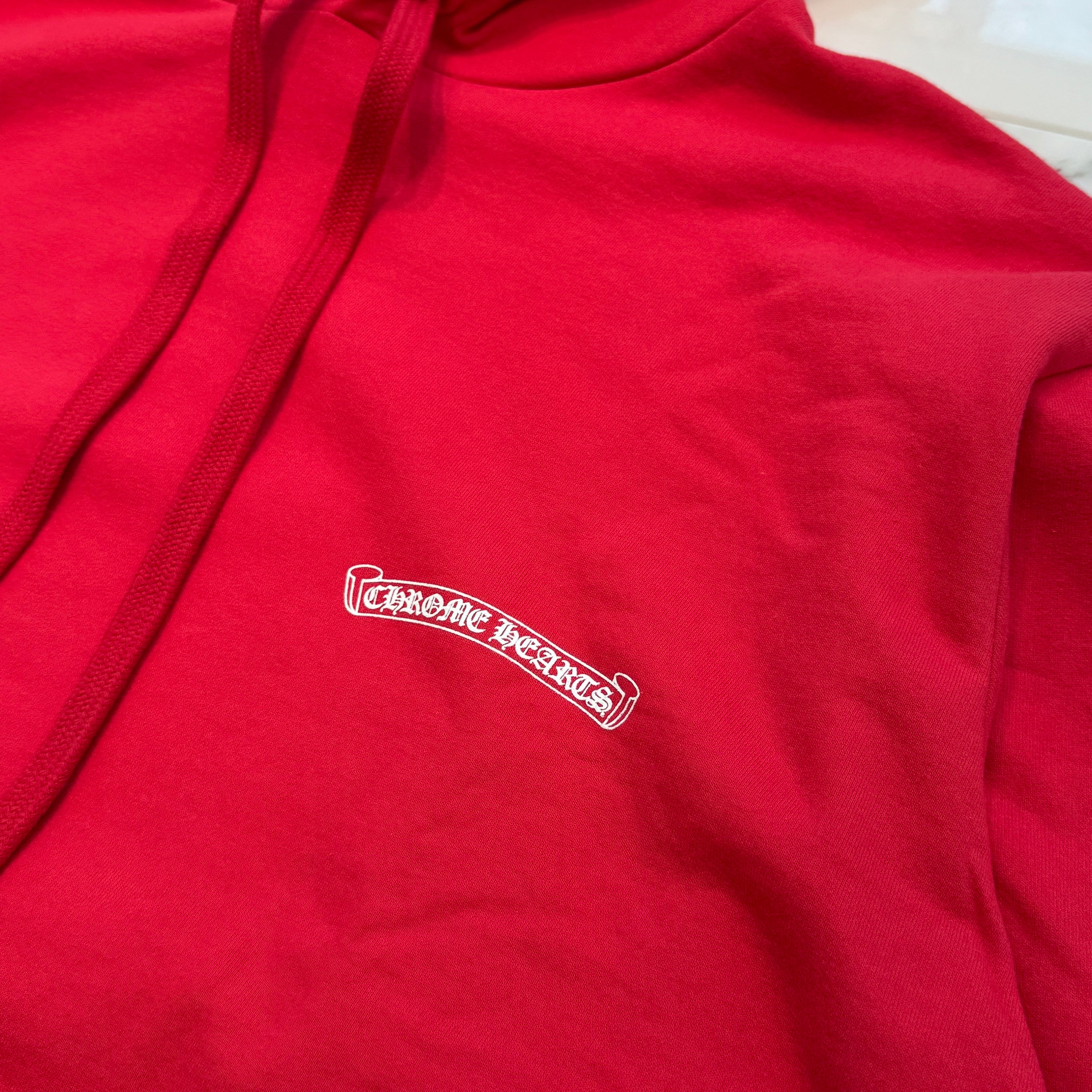 CHROME HEARTS 2025SS Back Scroll Label Logo Pullover Hoodie Size XXL クロムハーツ バックスクロールラベルロゴ プルオーバーフーディー サイズXXL