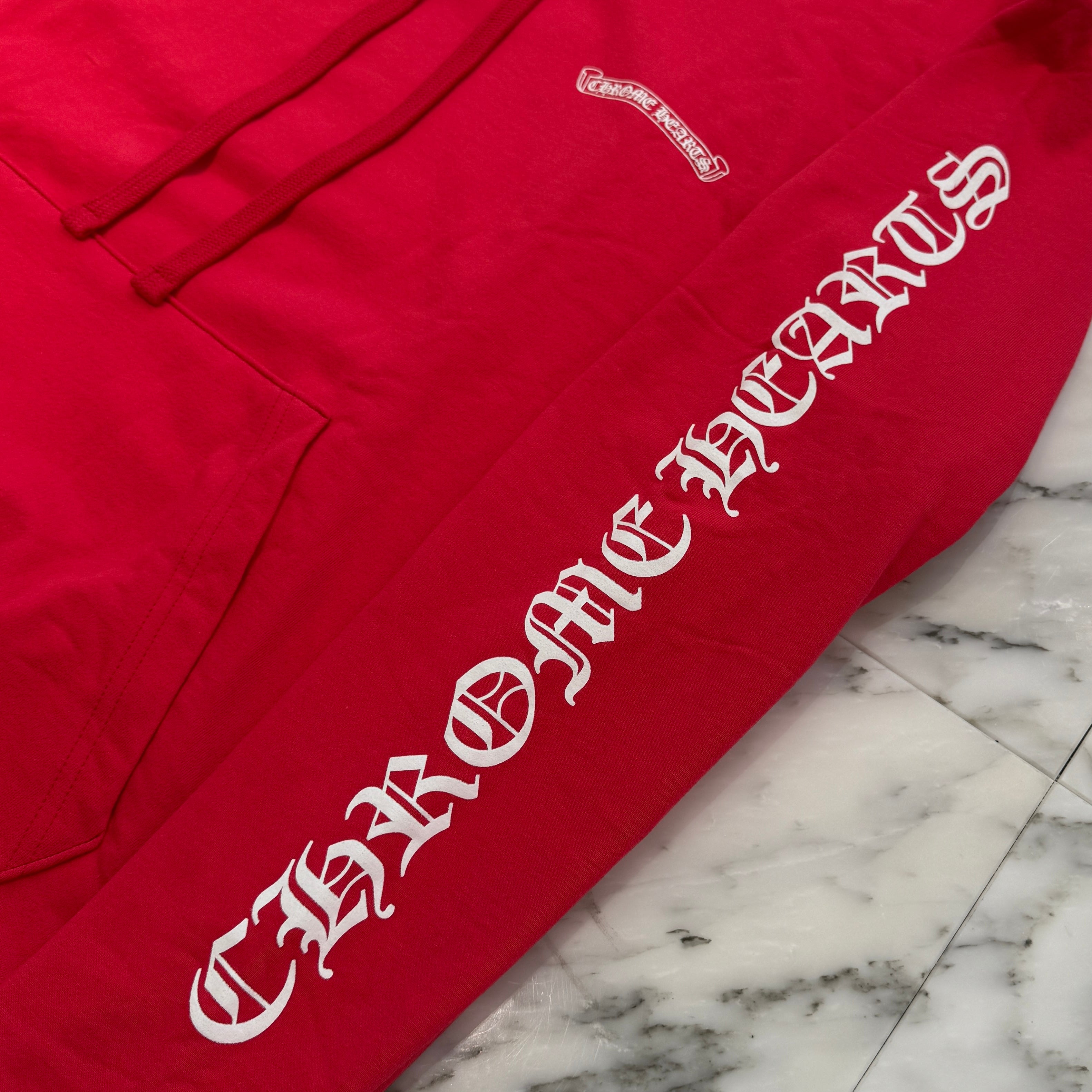 CHROME HEARTS 2025SS Back Scroll Label Logo Pullover Hoodie Size XXL クロムハーツ バックスクロールラベルロゴ プルオーバーフーディー サイズXXL