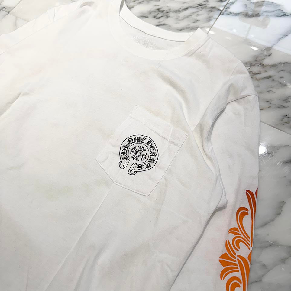 CHROME HEARTS Back Grad Circle Logo Long Sleeve Tee Size L クロムハーツ バックグラデーション サークルロゴ ロングスリーブ Tシャツ サイズL