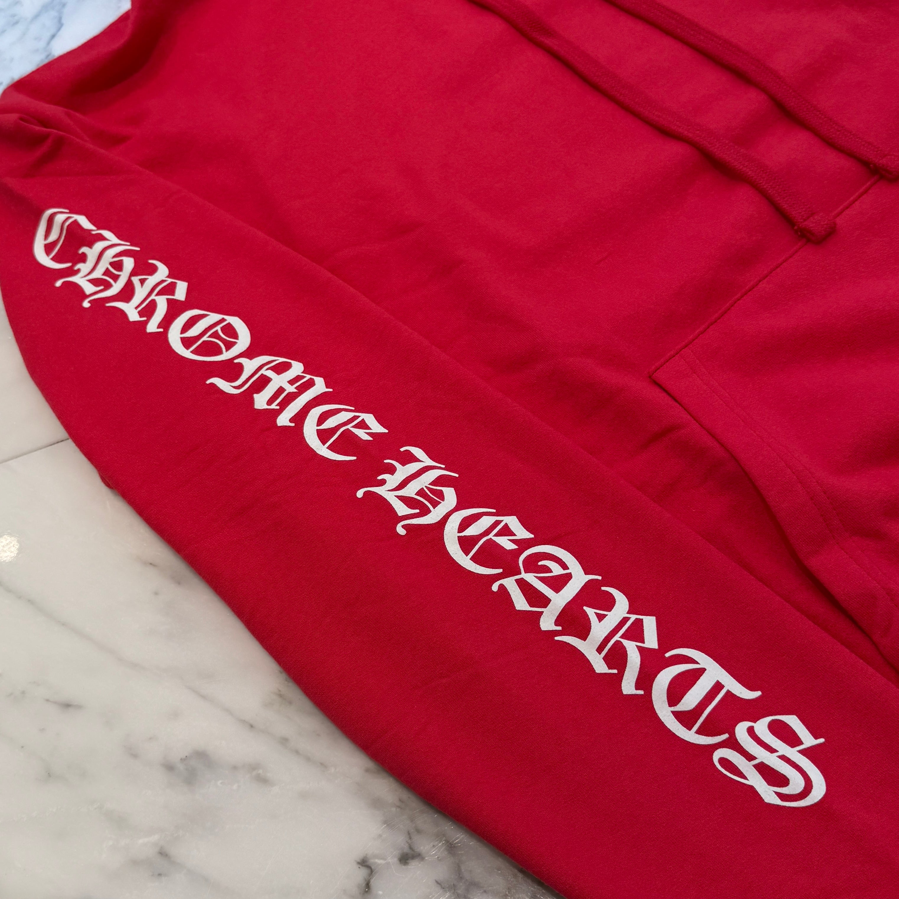 CHROME HEARTS 2025SS Back Scroll Label Logo Pullover Hoodie Size XXL クロムハーツ バックスクロールラベルロゴ プルオーバーフーディー サイズXXL