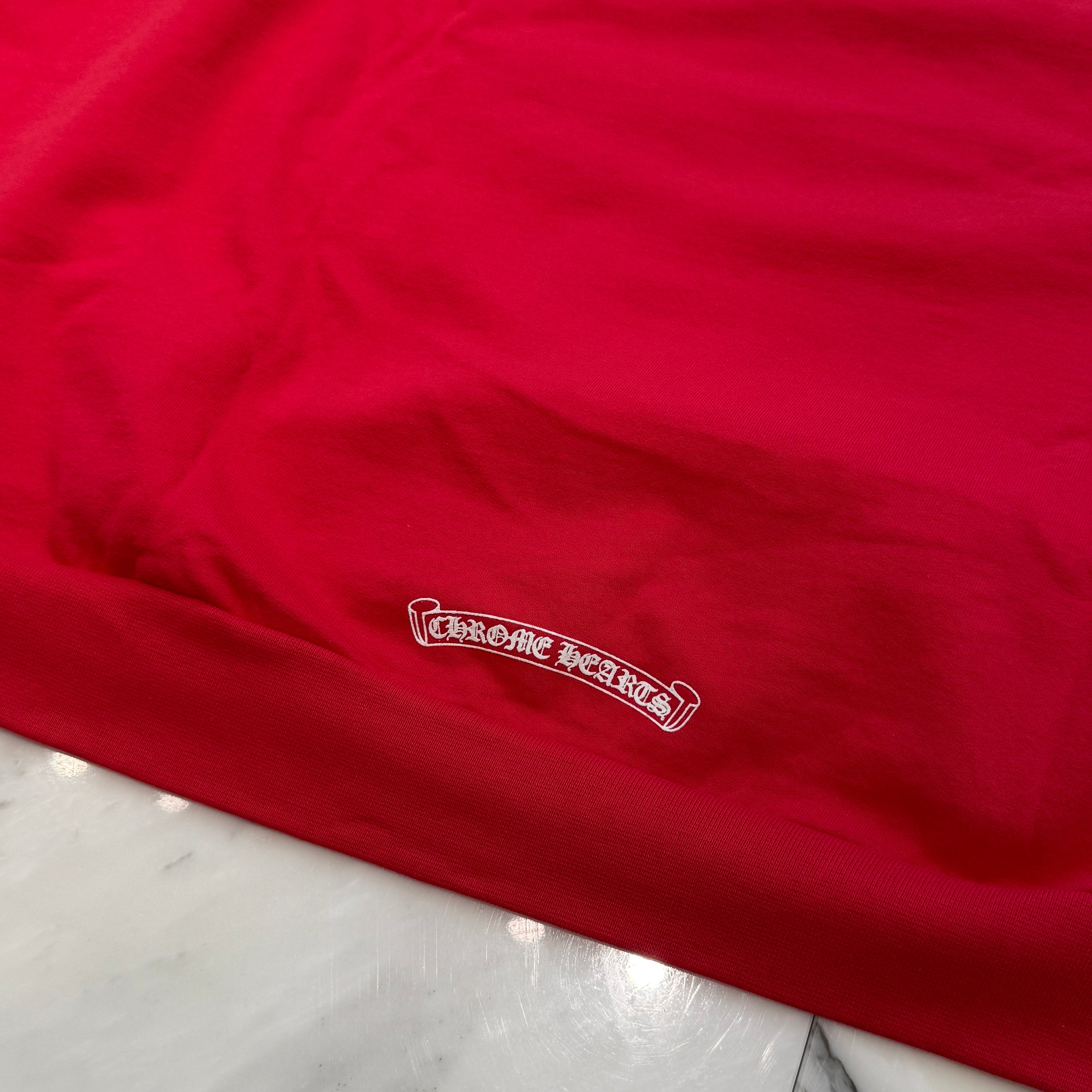 CHROME HEARTS 2025SS Back Scroll Label Logo Pullover Hoodie Size XXL クロムハーツ バックスクロールラベルロゴ プルオーバーフーディー サイズXXL