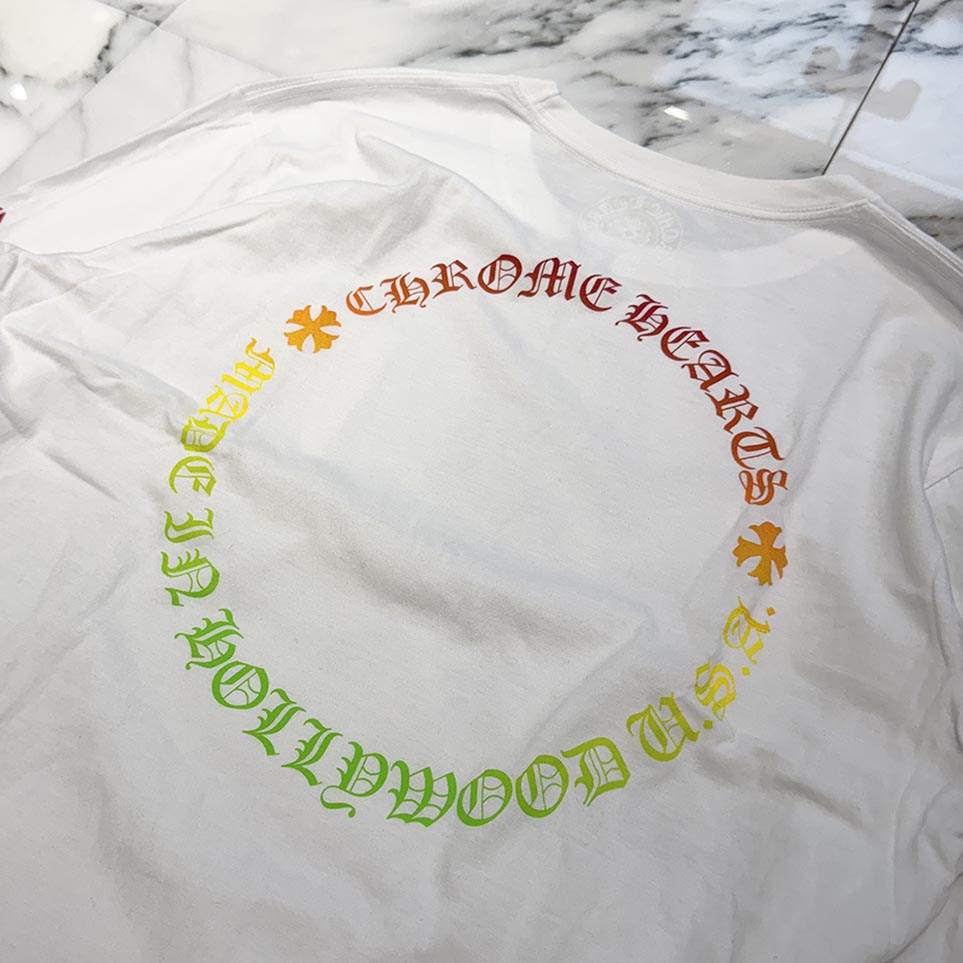 CHROME HEARTS Back Grad Circle Logo Long Sleeve Tee Size L クロムハーツ バックグラデーション サークルロゴ ロングスリーブ Tシャツ サイズL