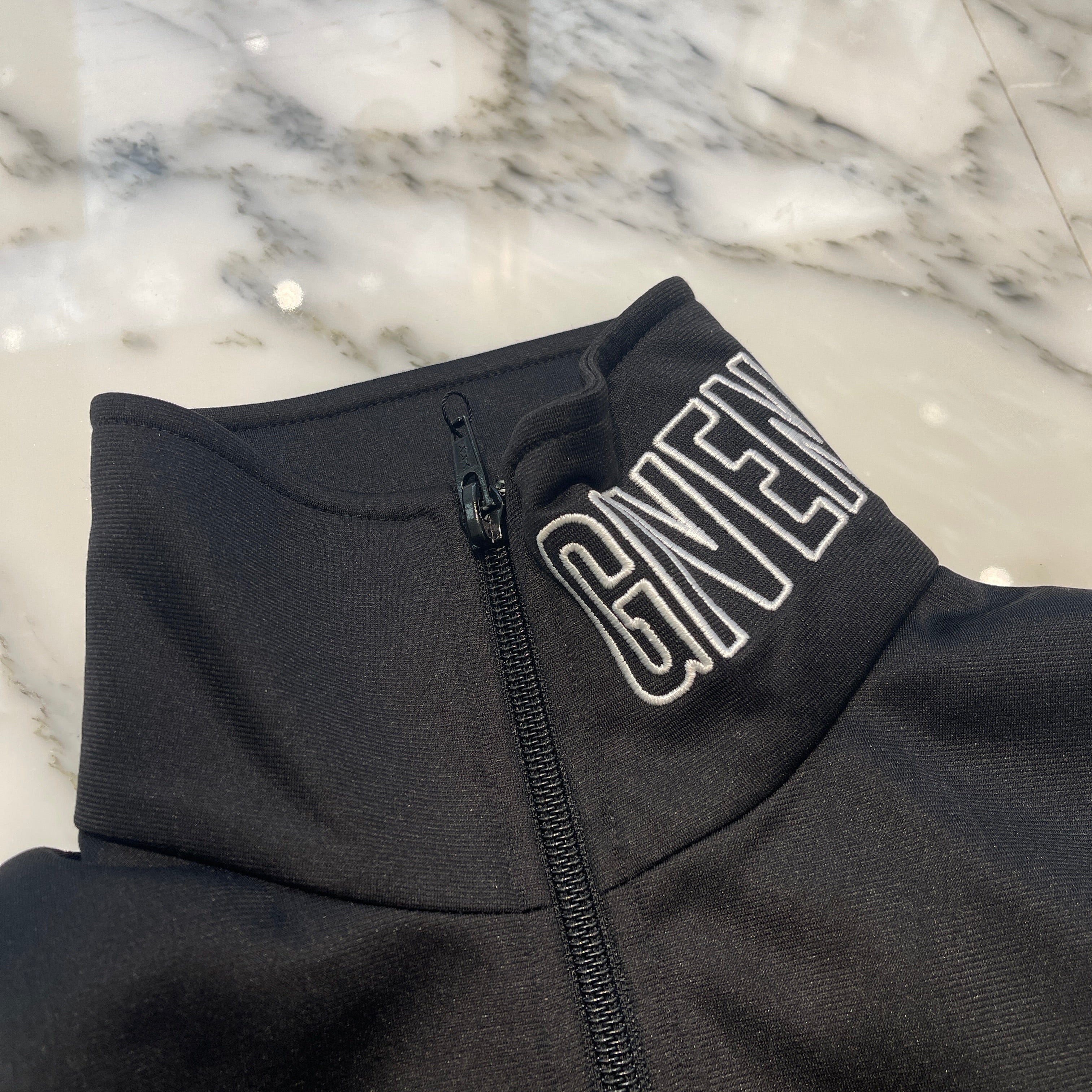 GIVENCHY Turtle Neck Logo Embroidery Track Zip Jacket BW300J300P Size38 ジバンシー タートルネック ロゴ刺繍 トラック ジップジャケット サイズ38