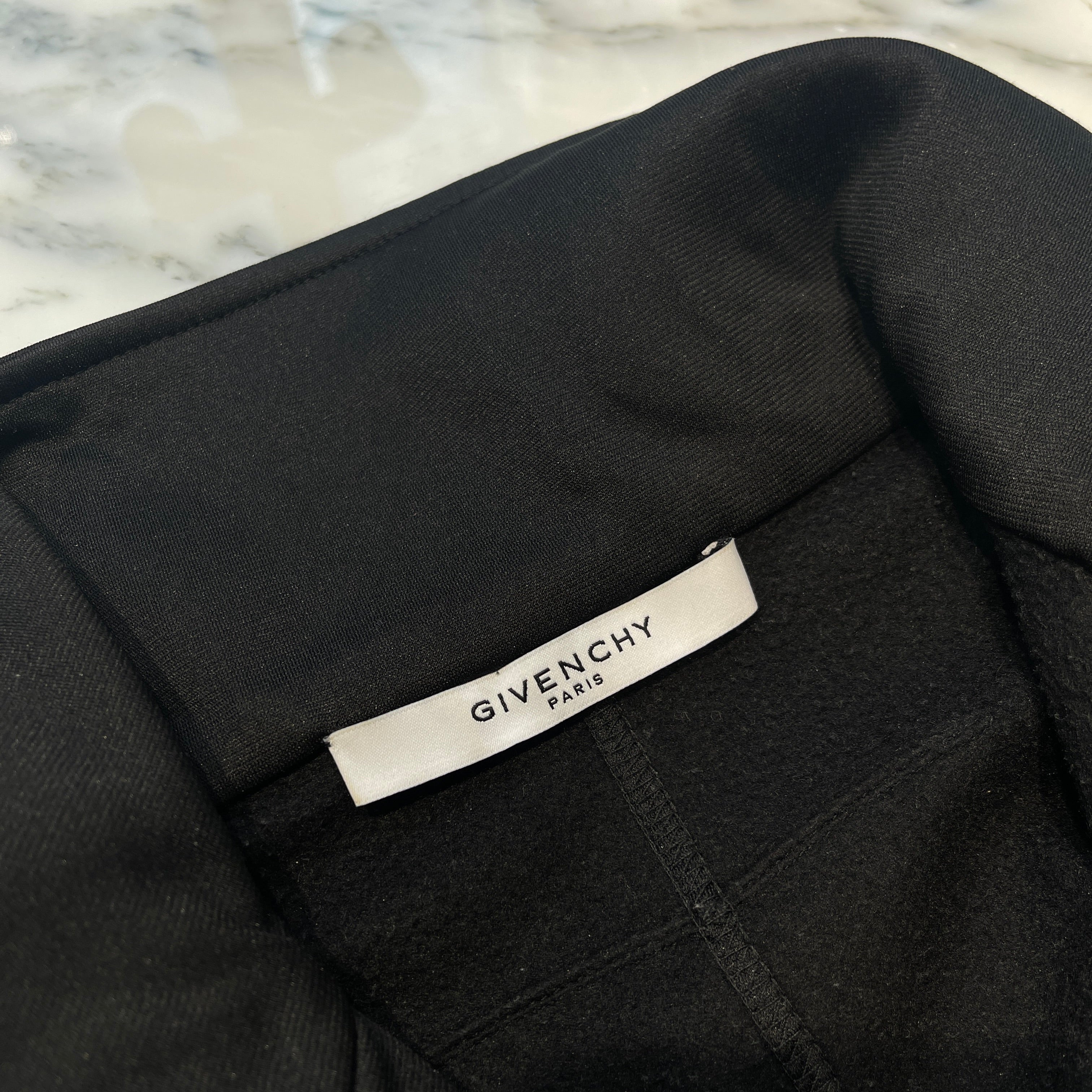 GIVENCHY Turtle Neck Logo Embroidery Track Zip Jacket BW300J300P Size38 ジバンシー タートルネック ロゴ刺繍 トラック ジップジャケット サイズ38