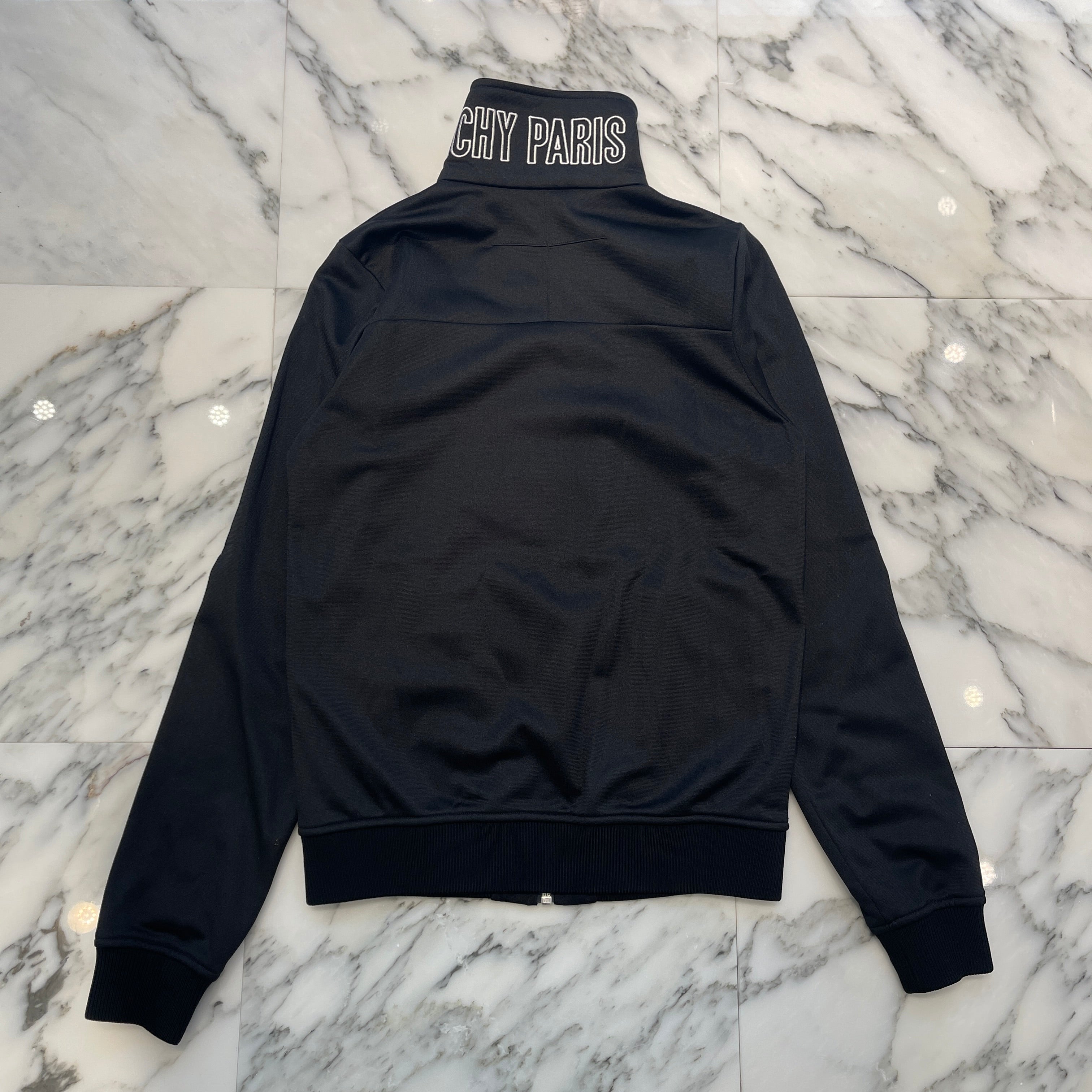 GIVENCHY Turtle Neck Logo Embroidery Track Zip Jacket BW300J300P Size38 ジバンシー タートルネック ロゴ刺繍 トラック ジップジャケット サイズ38