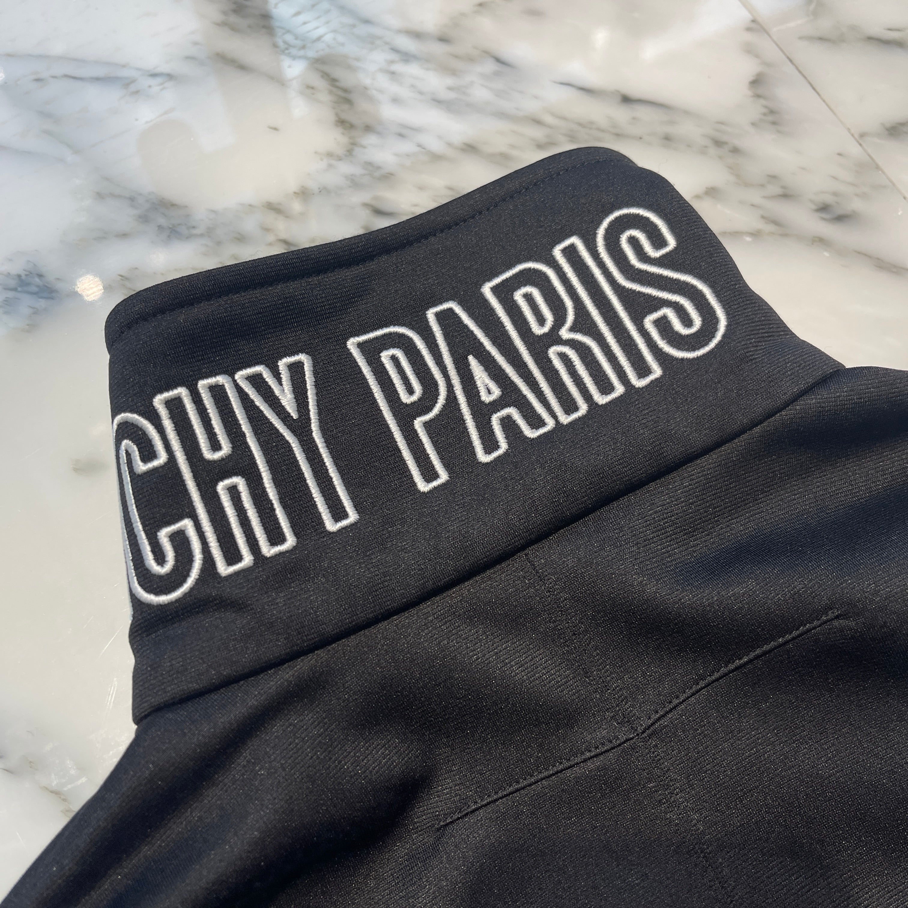 GIVENCHY Turtle Neck Logo Embroidery Track Zip Jacket BW300J300P Size38 ジバンシー タートルネック ロゴ刺繍 トラック ジップジャケット サイズ38