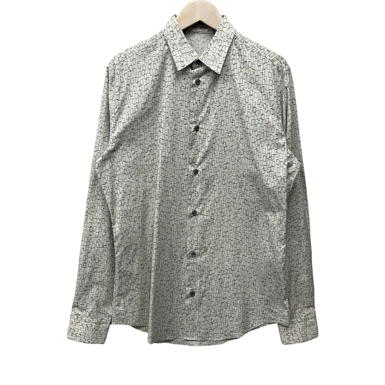 HERMES 2022AW Long Sleeve Shirt Size 39-15 1/2
