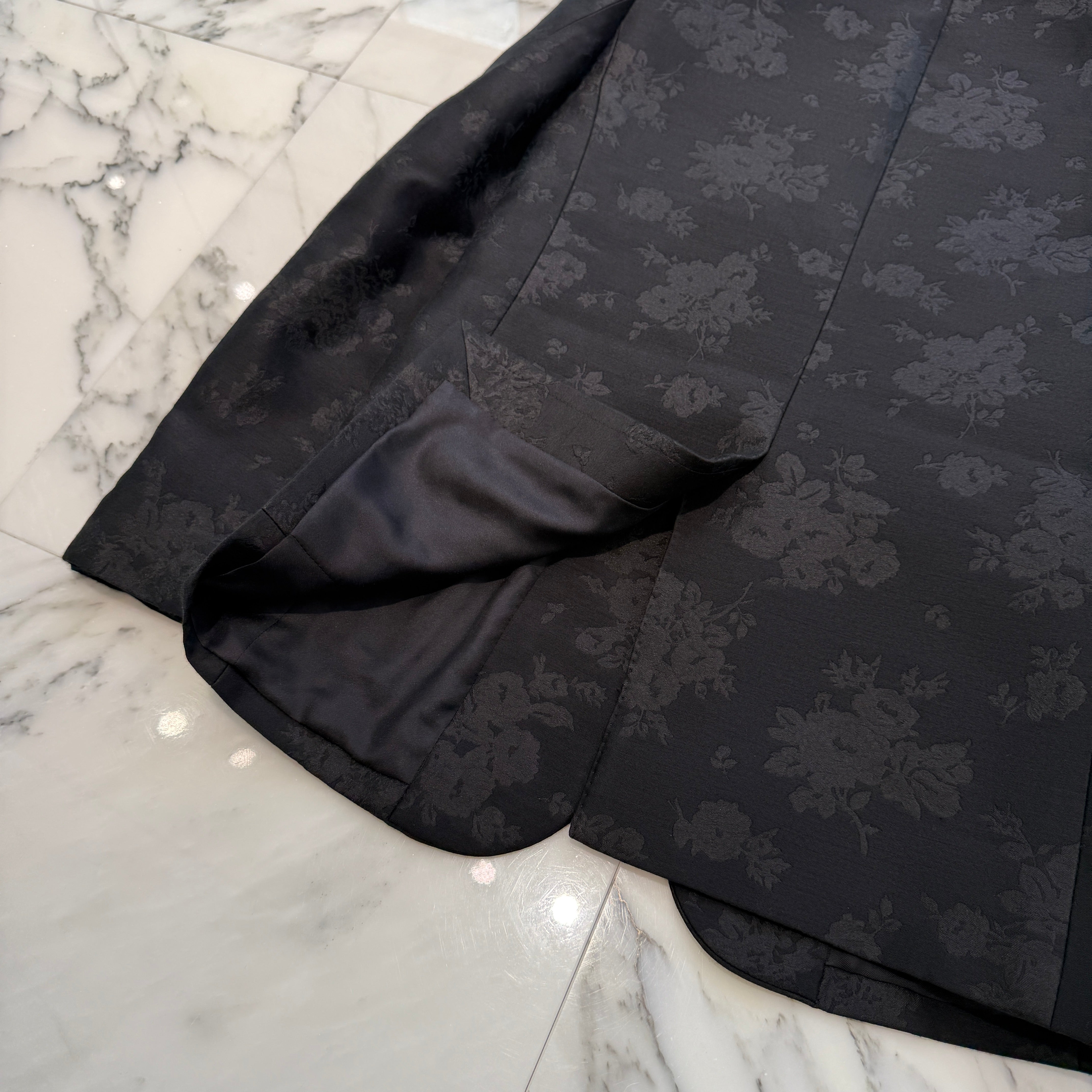 SAINT LAURENT PARIS 2021SS Floral Design Tailored Jacket 686981 Y1E01 Size 44 サンローランパリ フローラルデザイン テーラードジャケット サイズ44