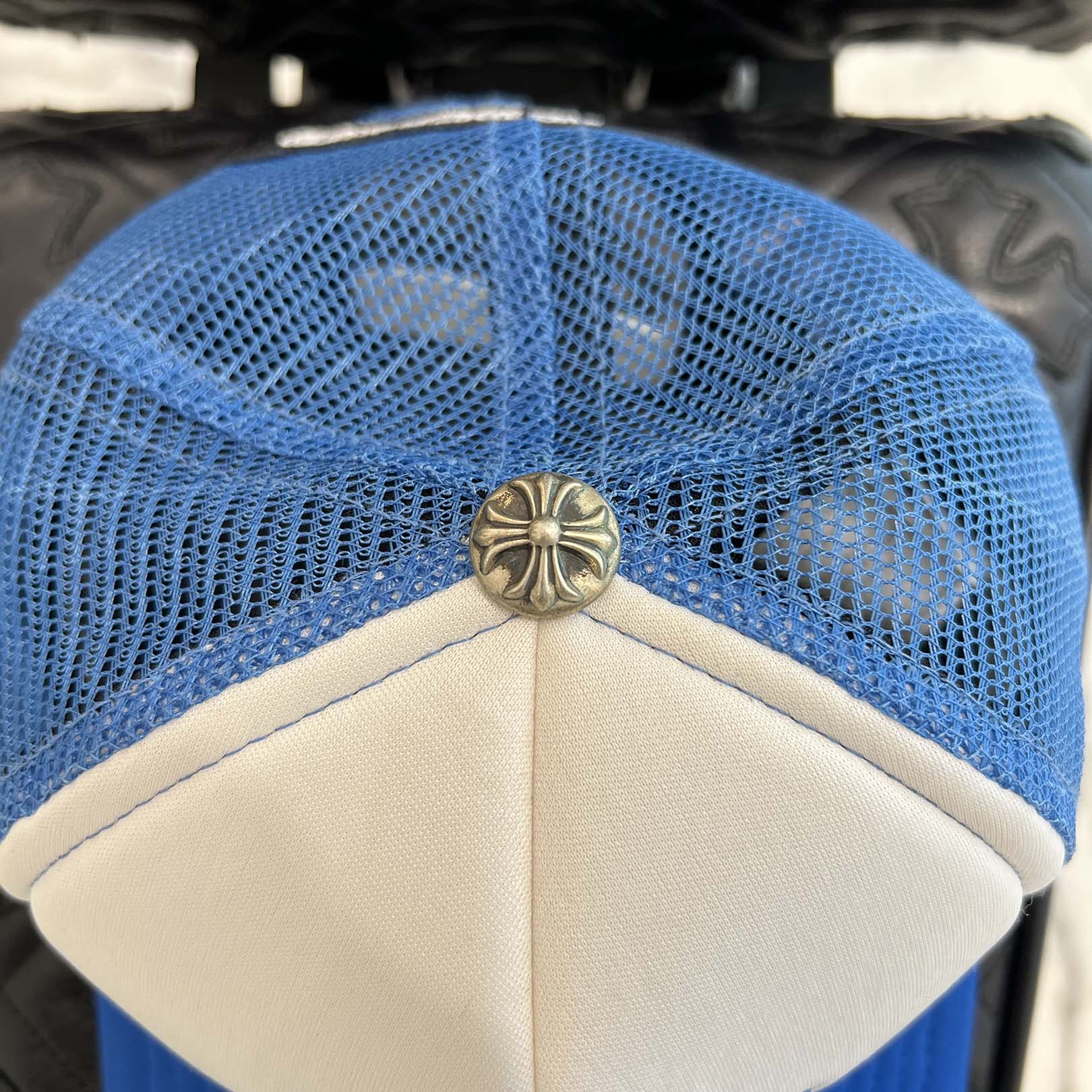 CHROME HEARTS Triple Cross Patch Trucker Cap Size ONE SIZE (53-60) クロムハーツ トリプルクロスパッチトラッカーキャップ サイズONE SIZE (53-60)