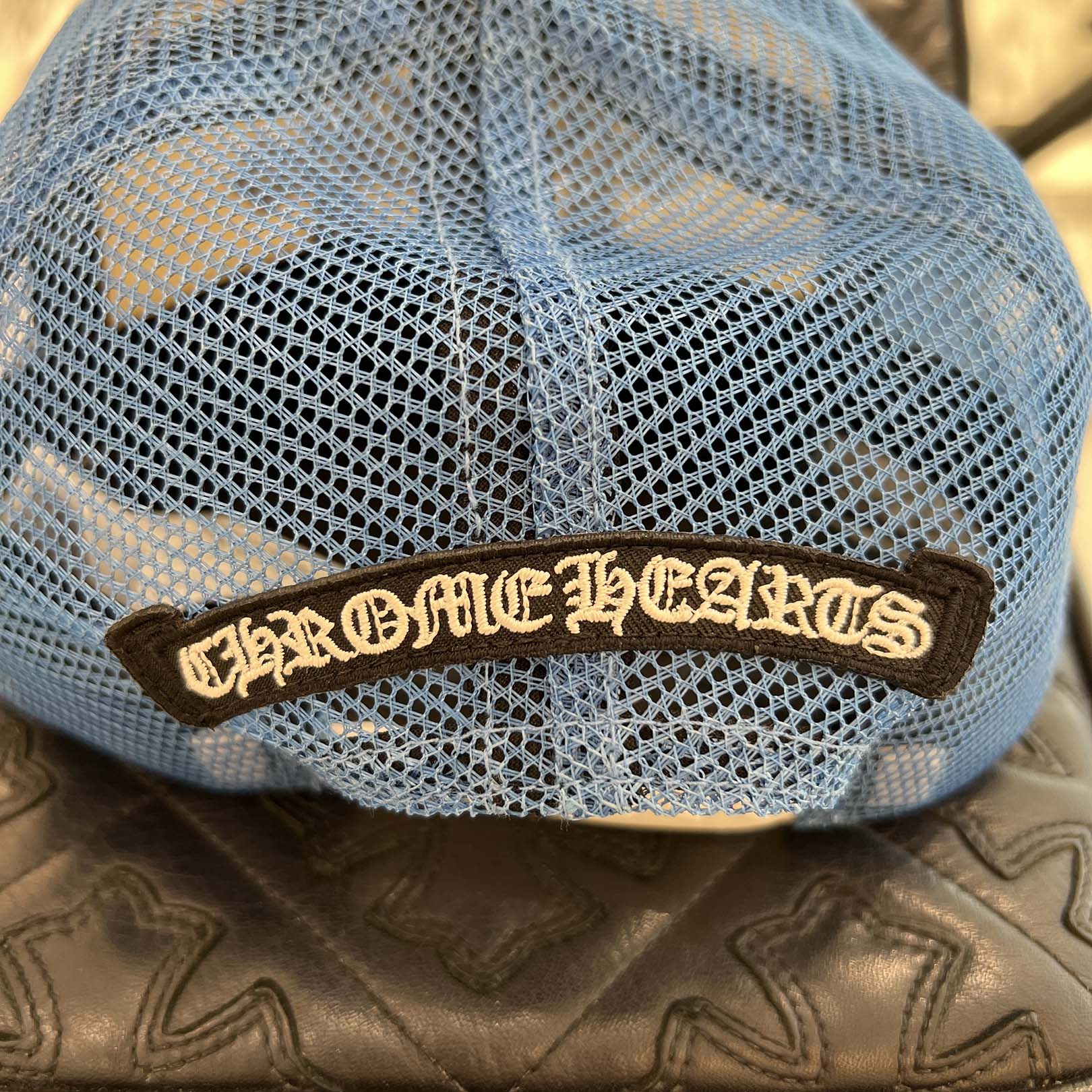 CHROME HEARTS Triple Cross Patch Trucker Cap Size ONE SIZE (53-60) クロムハーツ トリプルクロスパッチトラッカーキャップ サイズONE SIZE (53-60)