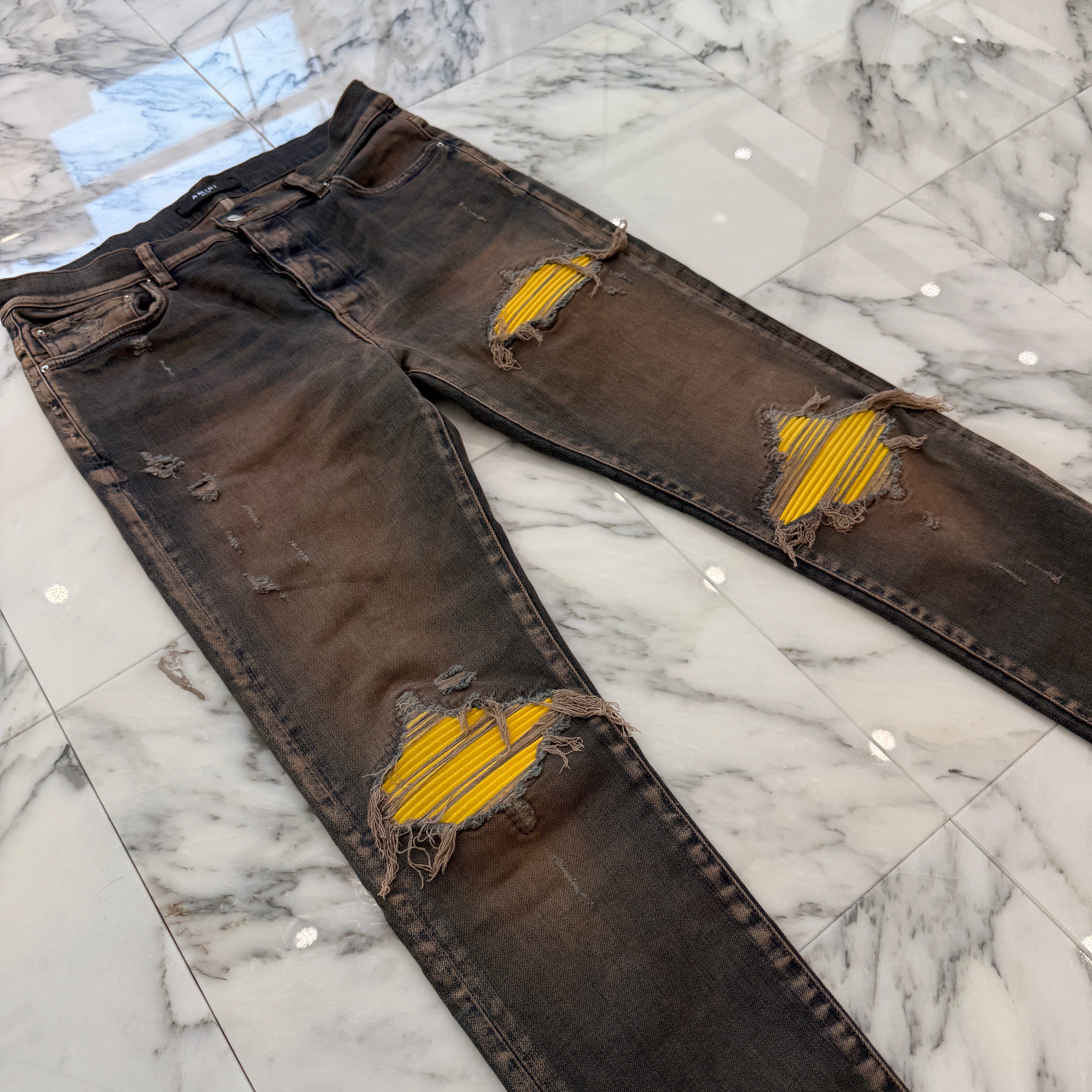 AMIRI 2023SS MX1 Viscose Ultrasuede Skinny Jeans Size 32 アミリ MX1 ビスコース ウルトラスエード スキニージーンズ サイズ32