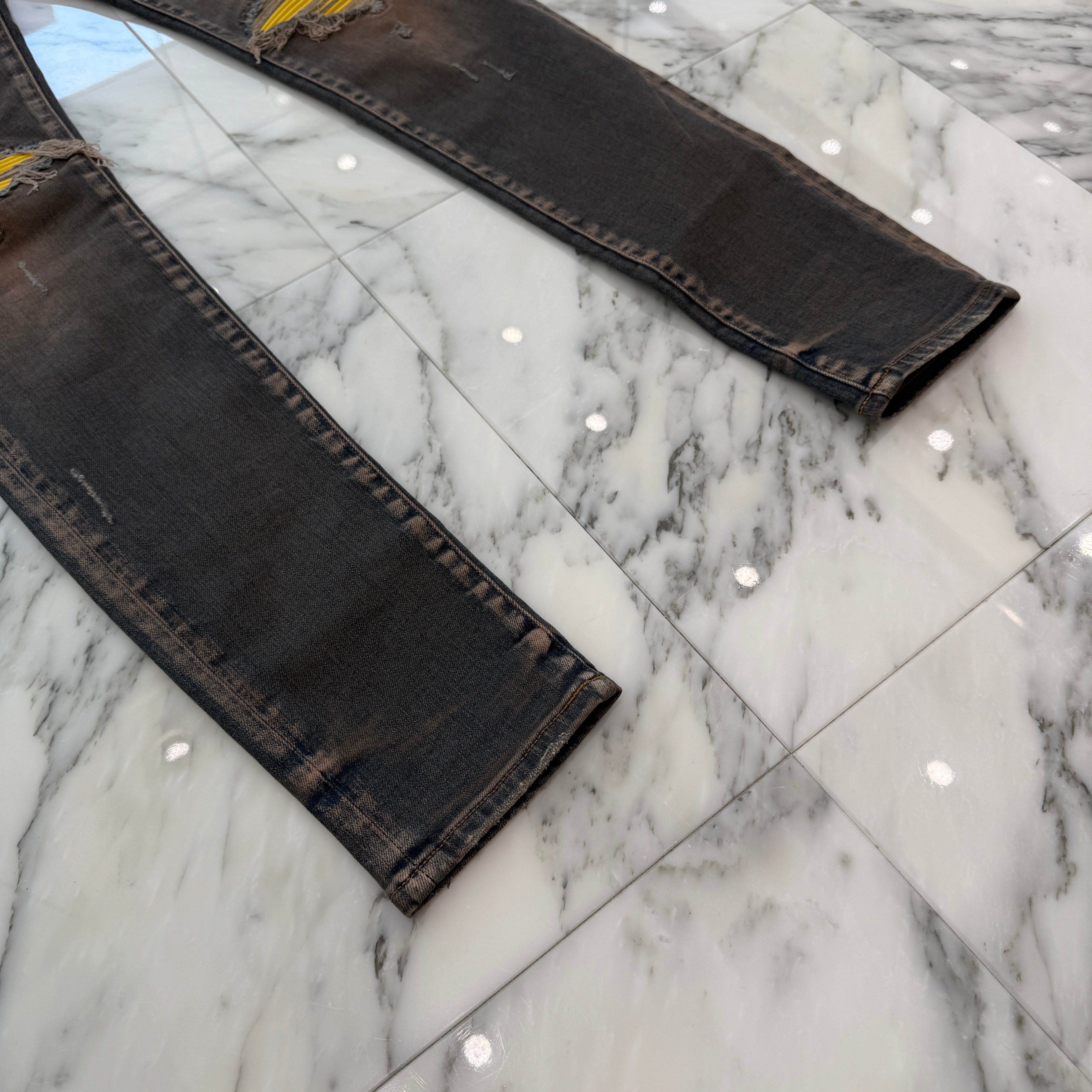 AMIRI 2023SS MX1 Viscose Ultrasuede Skinny Jeans Size 32 アミリ MX1 ビスコース ウルトラスエード スキニージーンズ サイズ32