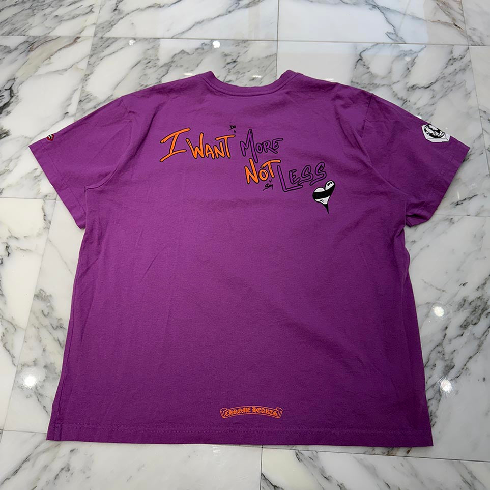 CHROME HEARTS × MATTY BOY 2024AW "I WANT MORE NOT LESS" Tee Size XL クロムハーツ × マッティボーイ "アイウォントモアレス" Tシャツ サイズXL