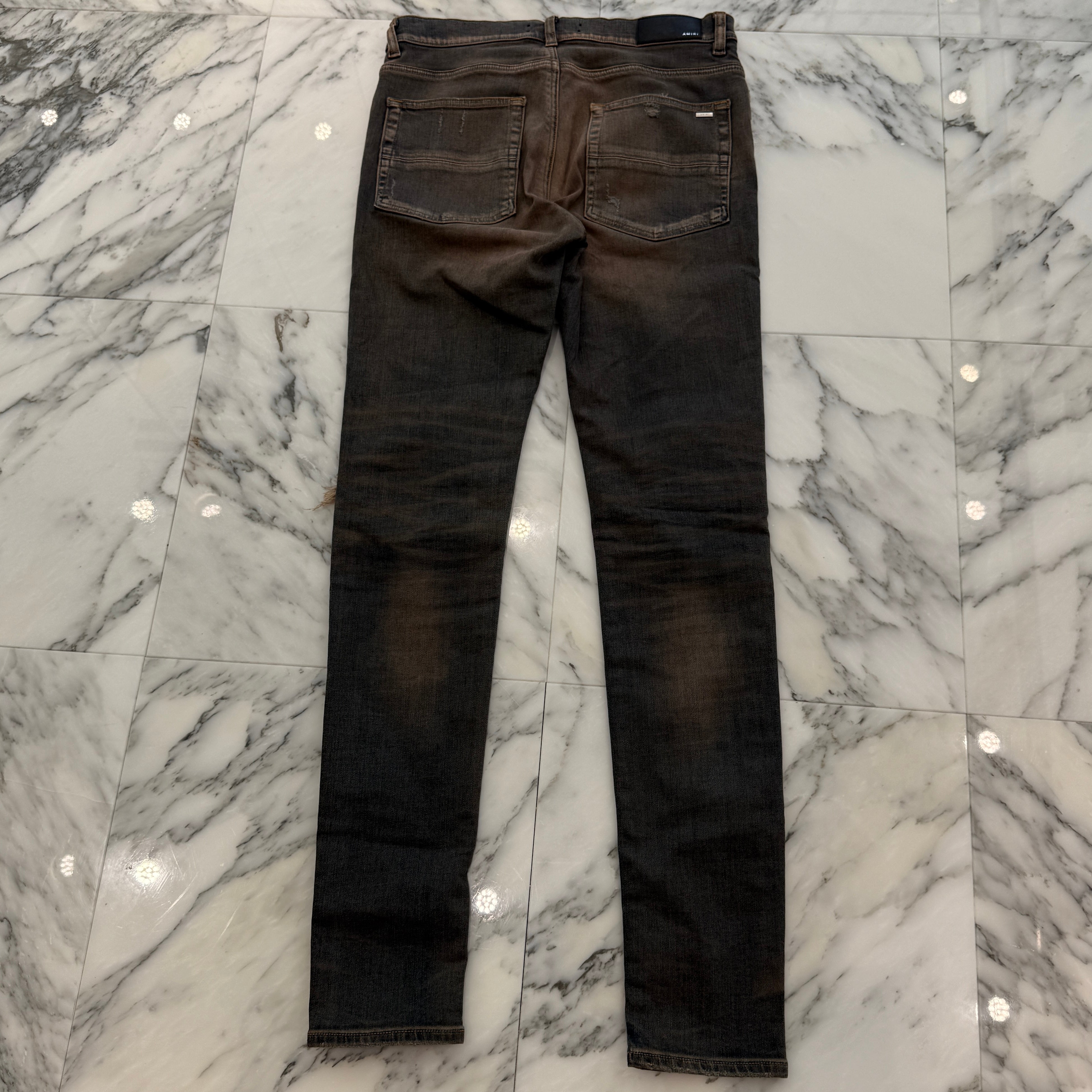 AMIRI 2023SS MX1 Viscose Ultrasuede Skinny Jeans Size 32 アミリ MX1 ビスコース ウルトラスエード スキニージーンズ サイズ32