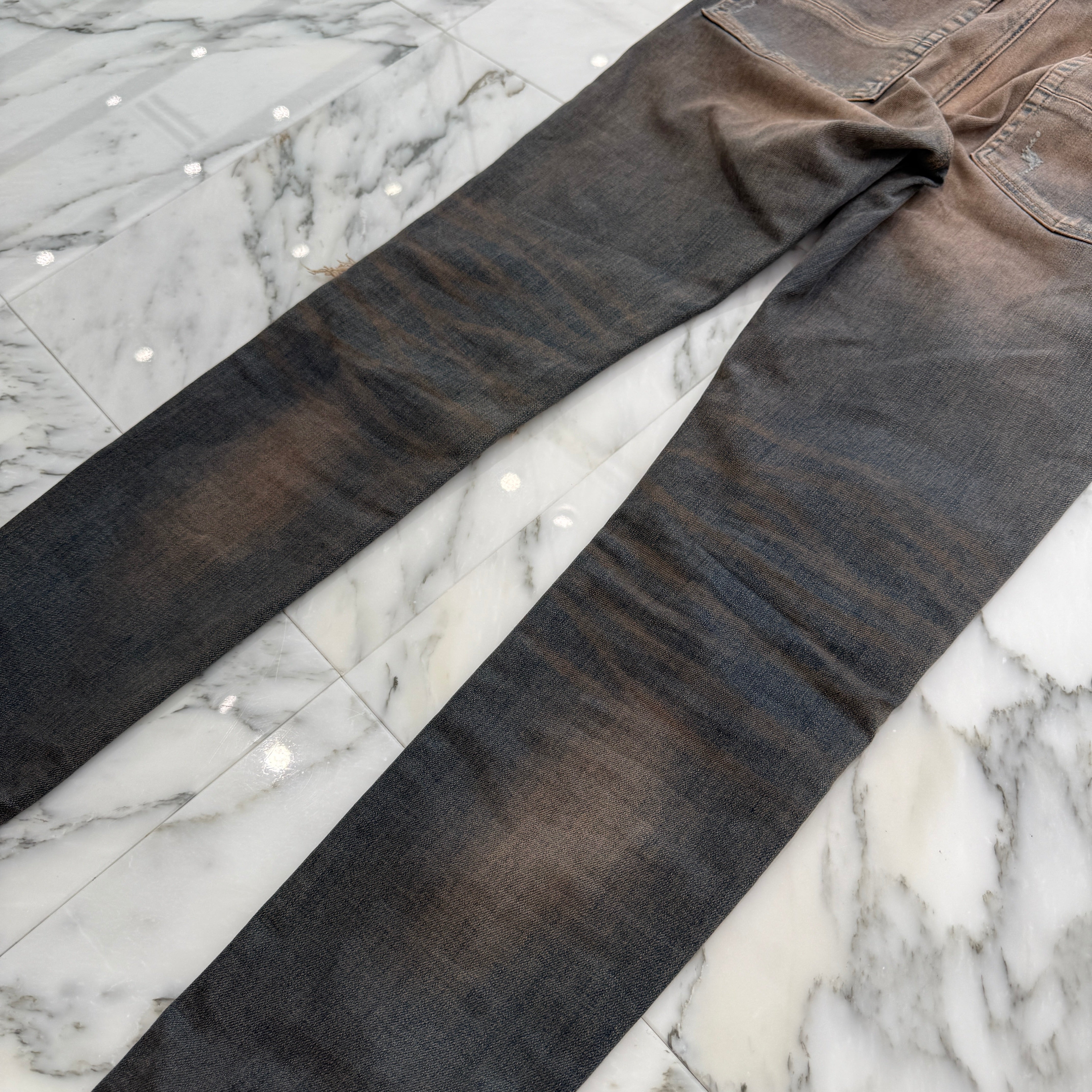 AMIRI 2023SS MX1 Viscose Ultrasuede Skinny Jeans Size 32 アミリ MX1 ビスコース ウルトラスエード スキニージーンズ サイズ32