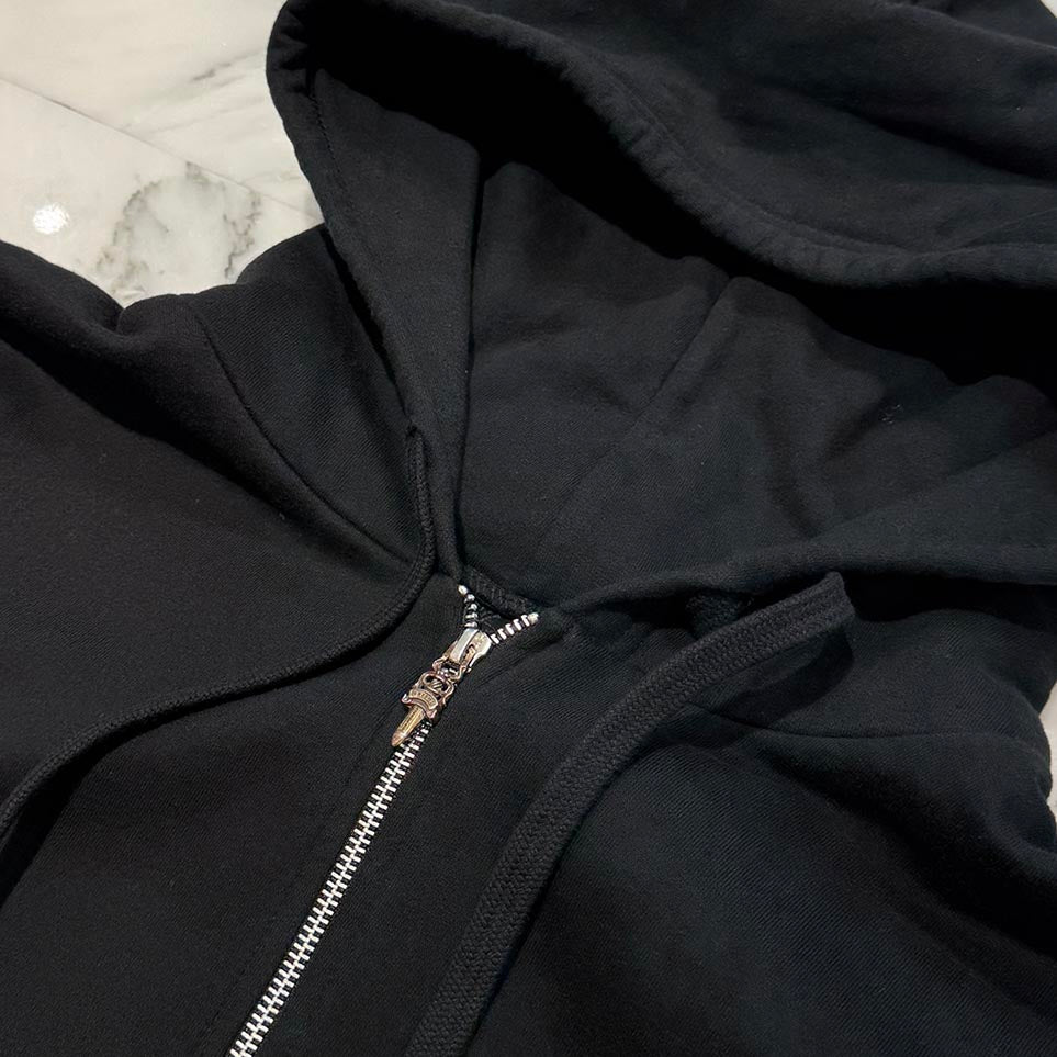 CHROME HEARTS 2022SS MLTCOL CEM CRS Zip Up Hoodie Size XL クロムハーツ マルチカラー セメタリークロス ジップアップフーディ サイズXL
