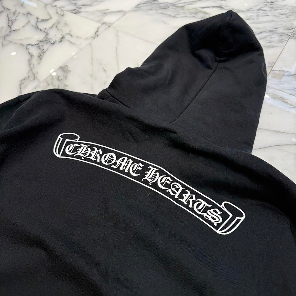 CHROME HEARTS 2022SS MLTCOL CEM CRS Zip Up Hoodie Size XL クロムハーツ マルチカラー セメタリークロス ジップアップフーディ サイズXL