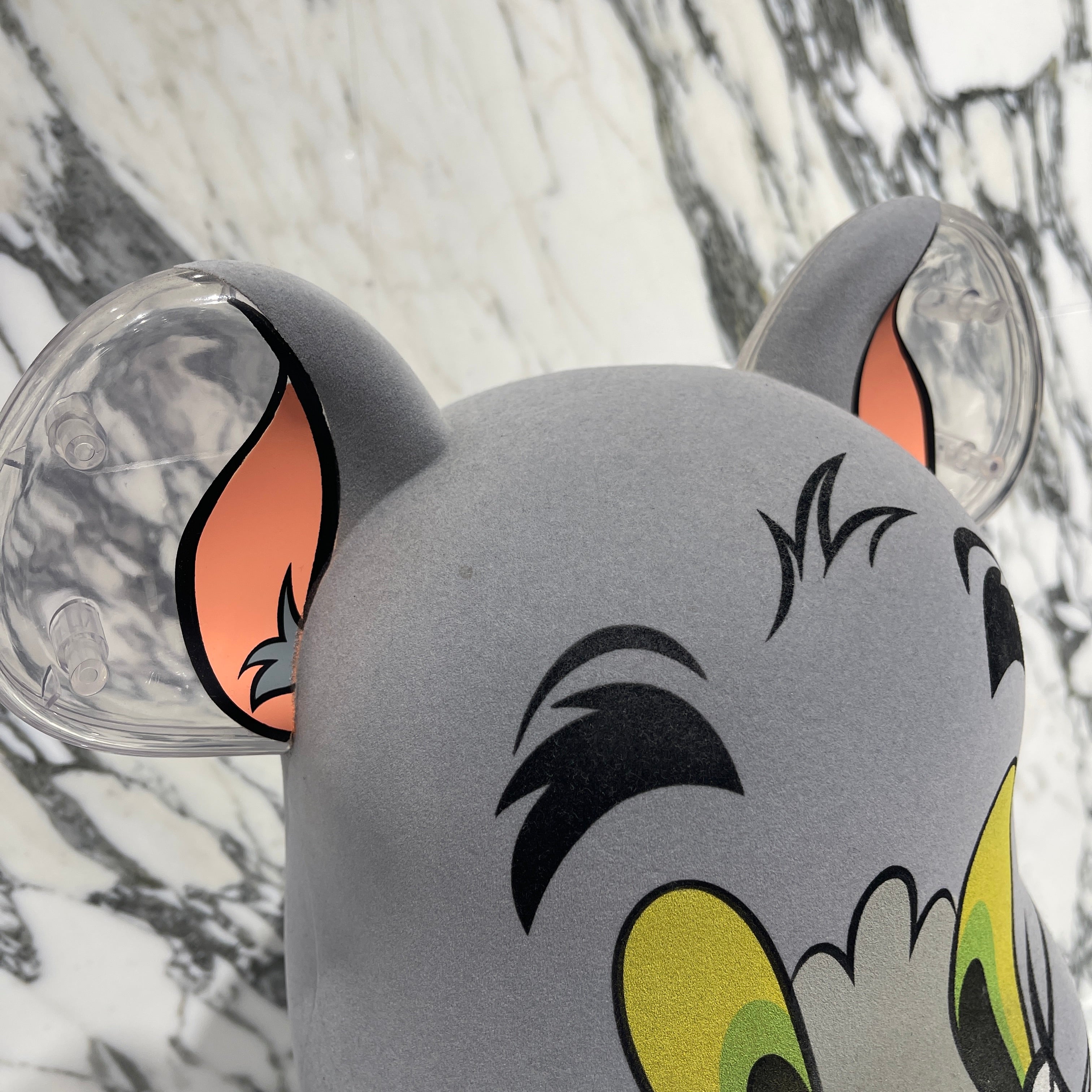MEDICOM TOY 2020SS BE@RBRICK Tom And Jerry Flocked TOM 1000％ 1000TOM メディコムトイ ベアブリック トムとジェリー フロックド トム 1000%
