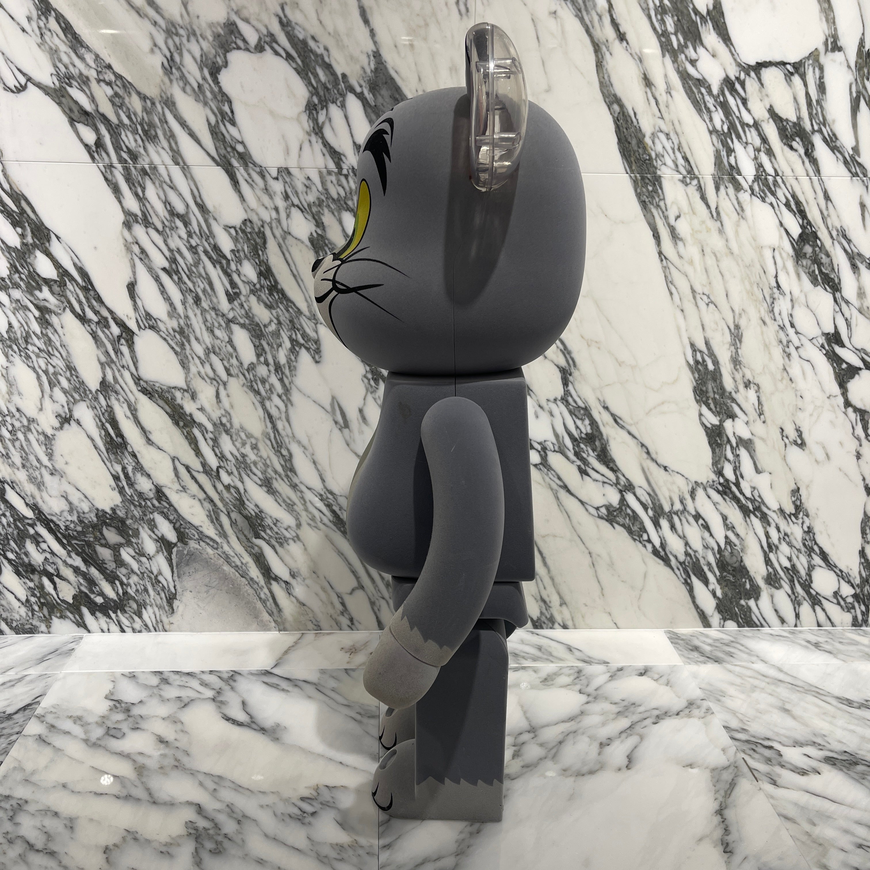 MEDICOM TOY 2020SS BE@RBRICK Tom And Jerry Flocked TOM 1000％ 1000TOM メディコムトイ ベアブリック トムとジェリー フロックド トム 1000%