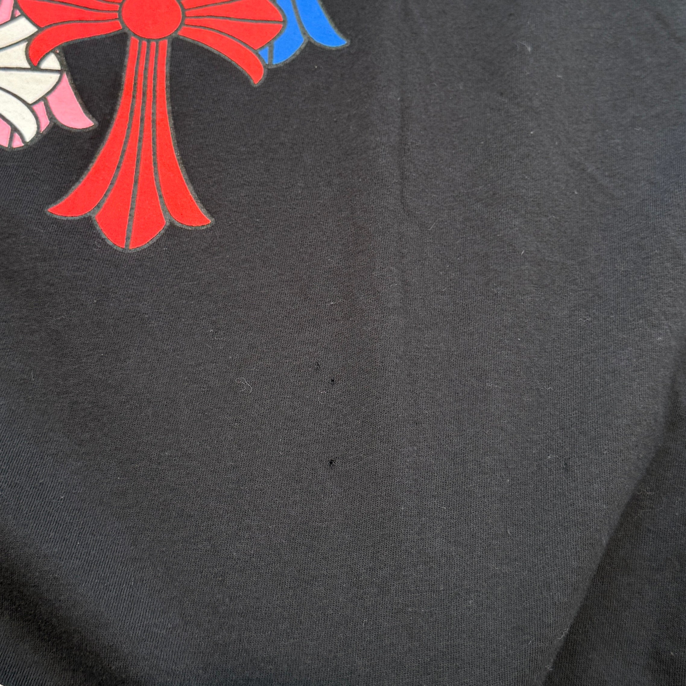 CHROME HEARTS 2021SS MLTCOL CEM CRS Long Sleeve Tee Size L クロムハーツ マルチカラー セメタリークロス ロングスリーブTシャツ サイズL