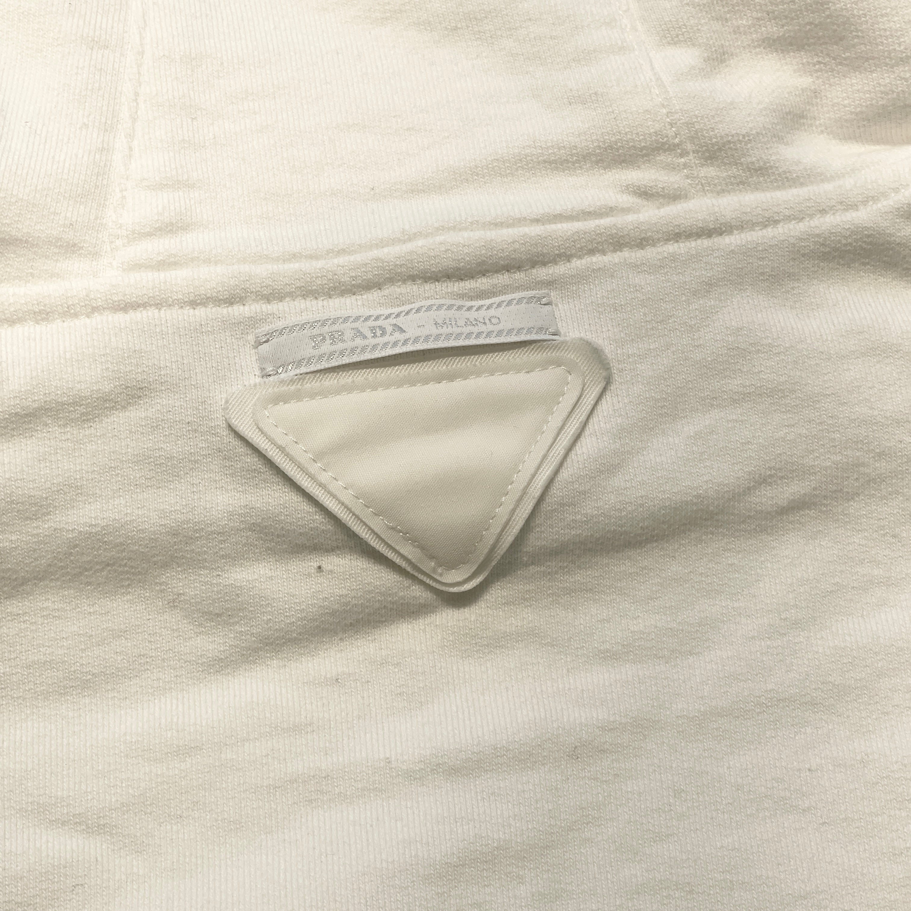 PRADA 2019SS Graphic Logo Print Pullover Hoodie UJL035 S191 1X02 Size M プラダ グラフィックロゴプリント プルオーバーフーディー サイズM