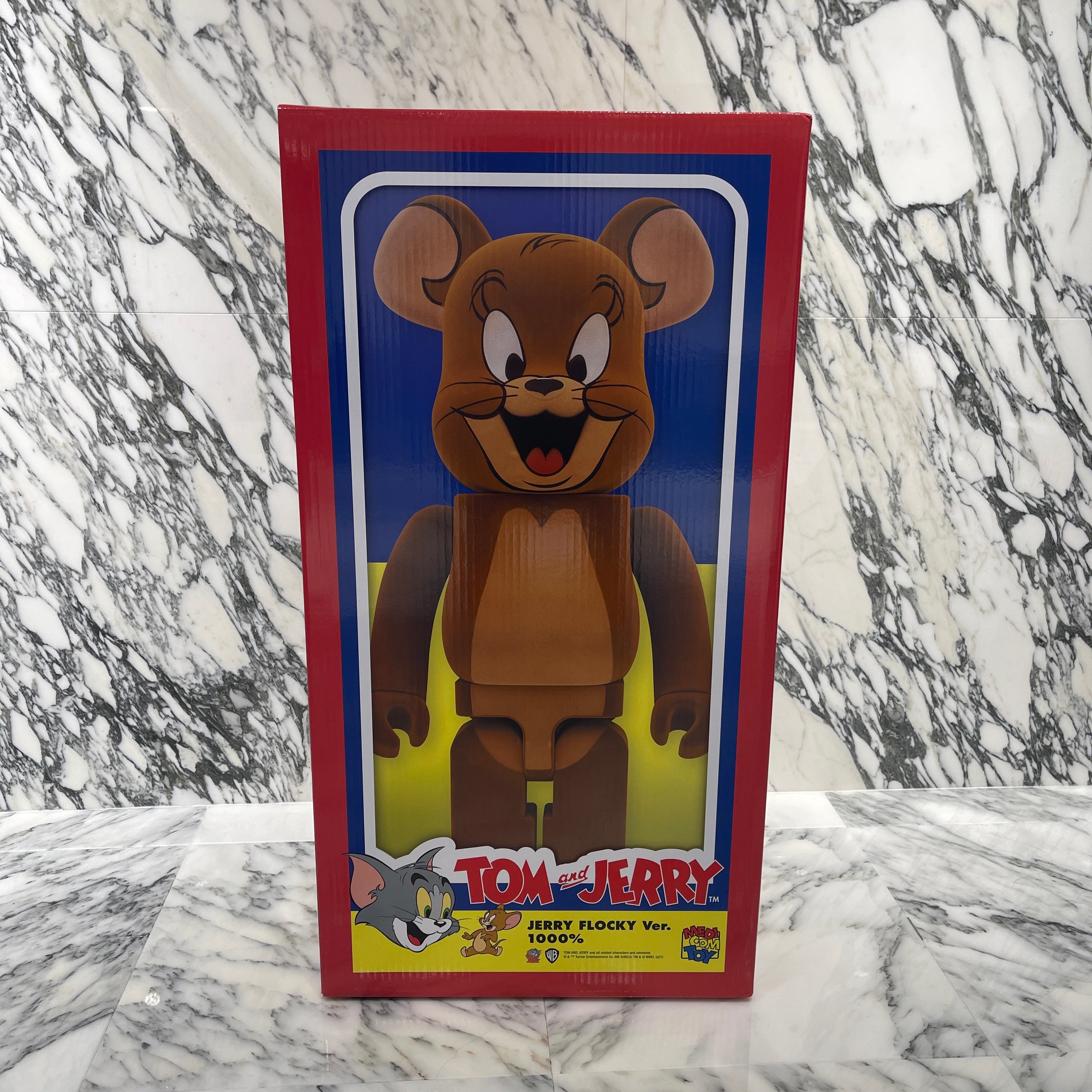 MEDICOM TOY 2020SS BE@RBRICK Tom And Jerry Flocked Jerry 1000％ 1000JERRY メディコムトイ ベアブリック トムとジェリー フロックド ジェリー 1000%