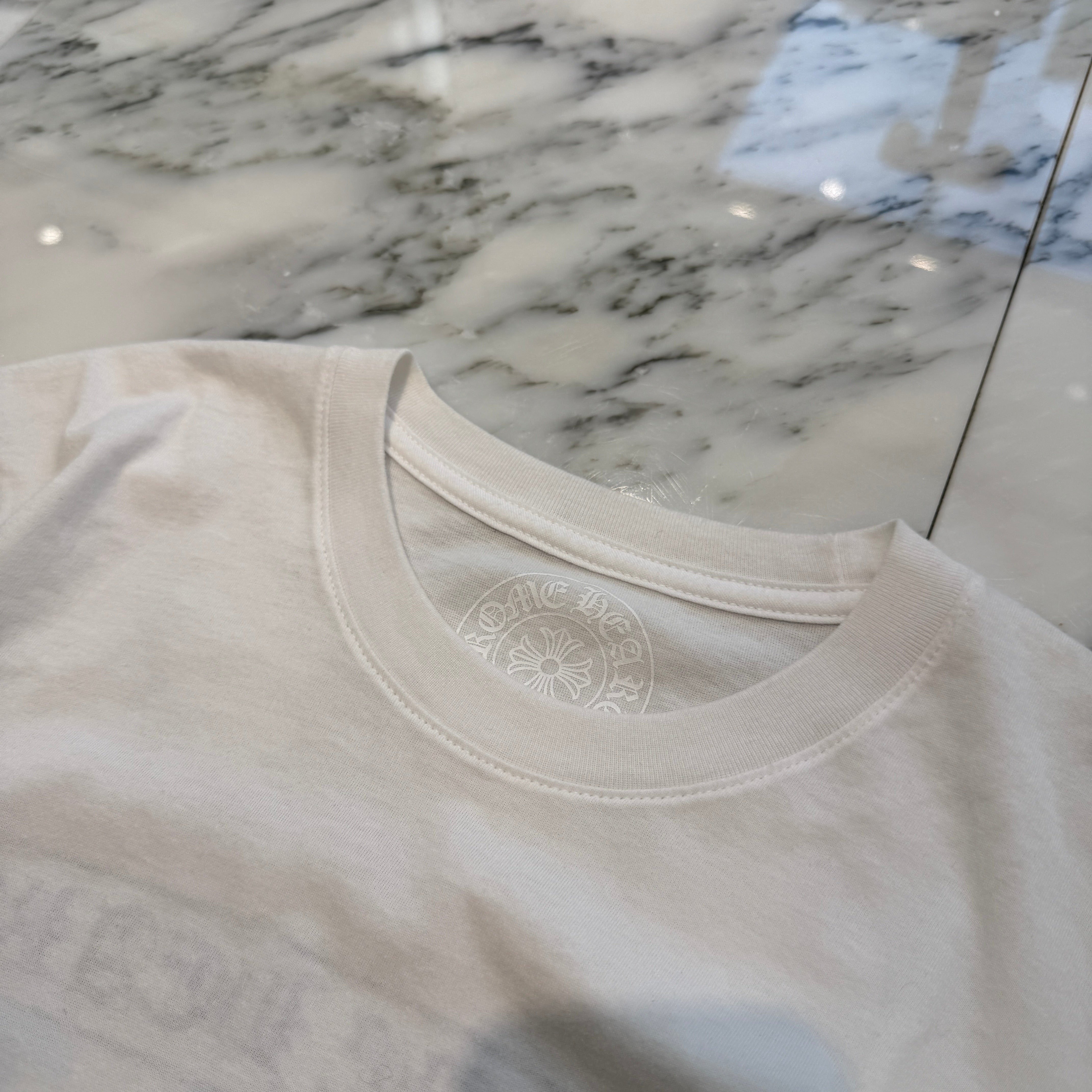 CHROME HEARTS St. Barth Limited Back Scroll Logo Tee Size S クロムハーツ セントバース限定 バックスクロールロゴ Tシャツ サイズS