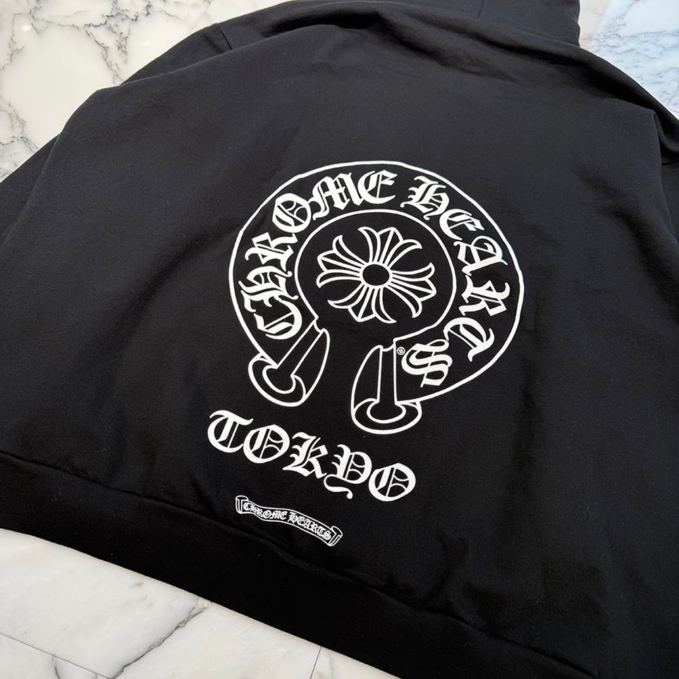 CHROME HEARTS TOKYO Limited Horseshoe Pullover Hoodie Size XXL クロムハーツ 東京限定 ホースシュー プルオーバーフーディ サイズXXL
