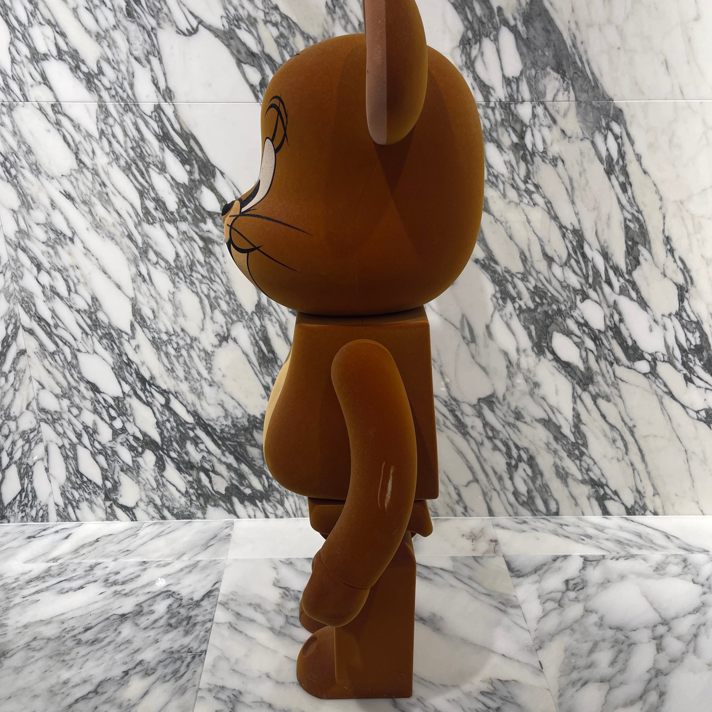 MEDICOM TOY 2020SS BE@RBRICK Tom And Jerry Flocked Jerry 1000％ 1000JERRY メディコムトイ ベアブリック トムとジェリー フロックド ジェリー 1000%