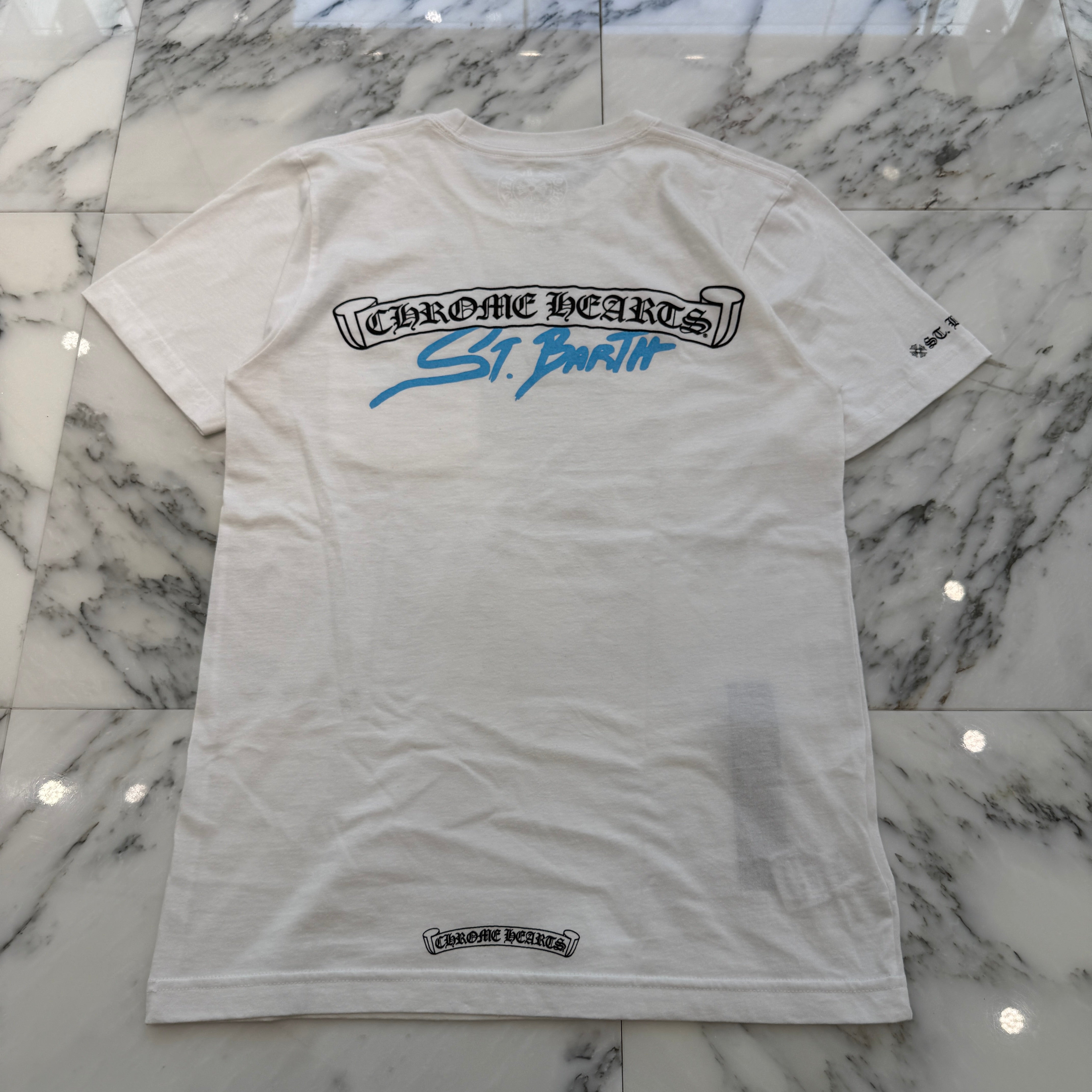 CHROME HEARTS St. Barth Limited Back Scroll Logo Tee Size S クロムハーツ セントバース限定 バックスクロールロゴ Tシャツ サイズS