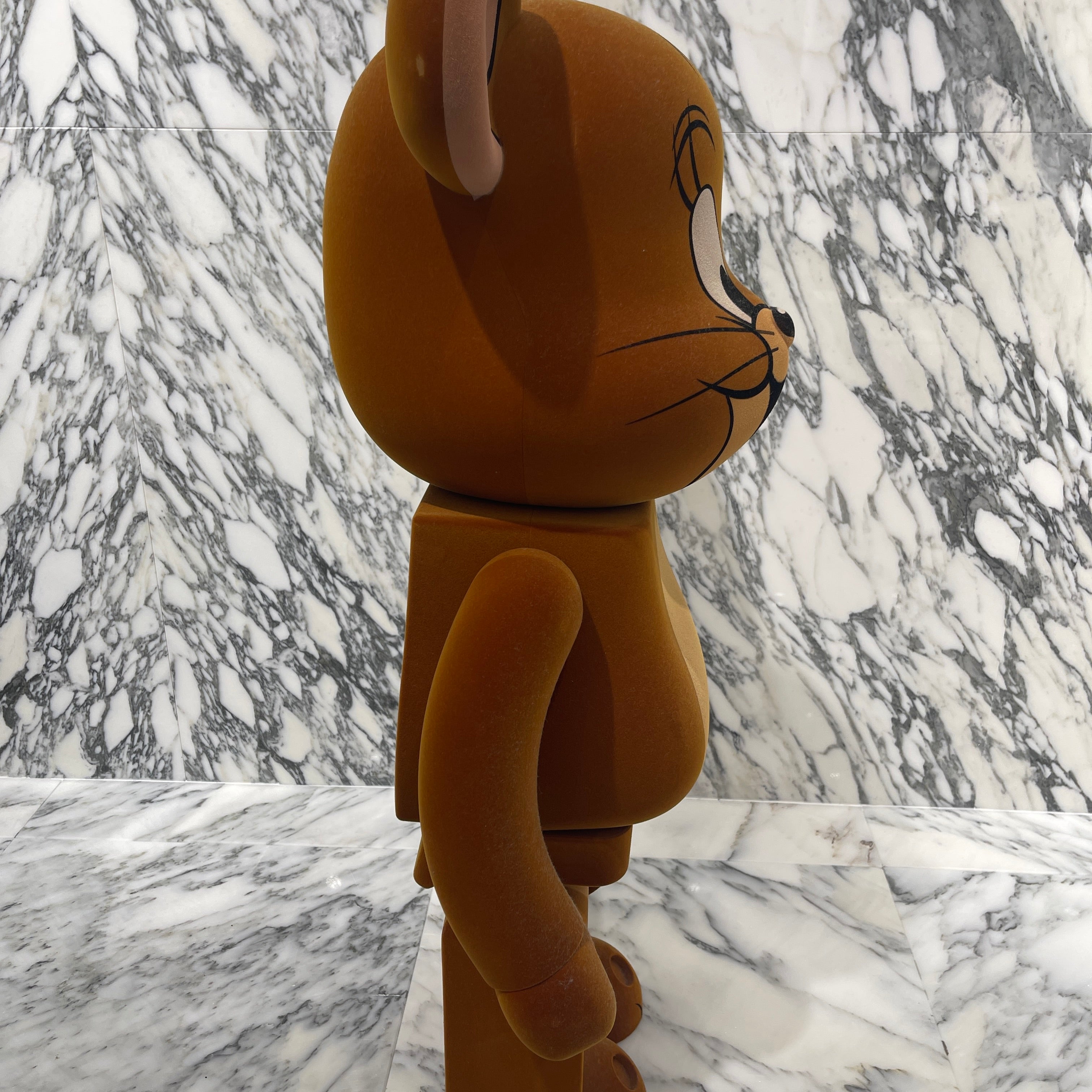 MEDICOM TOY 2020SS BE@RBRICK Tom And Jerry Flocked Jerry 1000％ 1000JERRY メディコムトイ ベアブリック トムとジェリー フロックド ジェリー 1000%