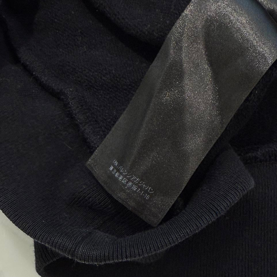 BALENCIAGA 2021AW Turn Logo Embroidery Pullover Hoodie 675003 TLVB4 Size 3 バレンシアガ ターンロゴ刺繍 プルオーバーフーディ サイズ3