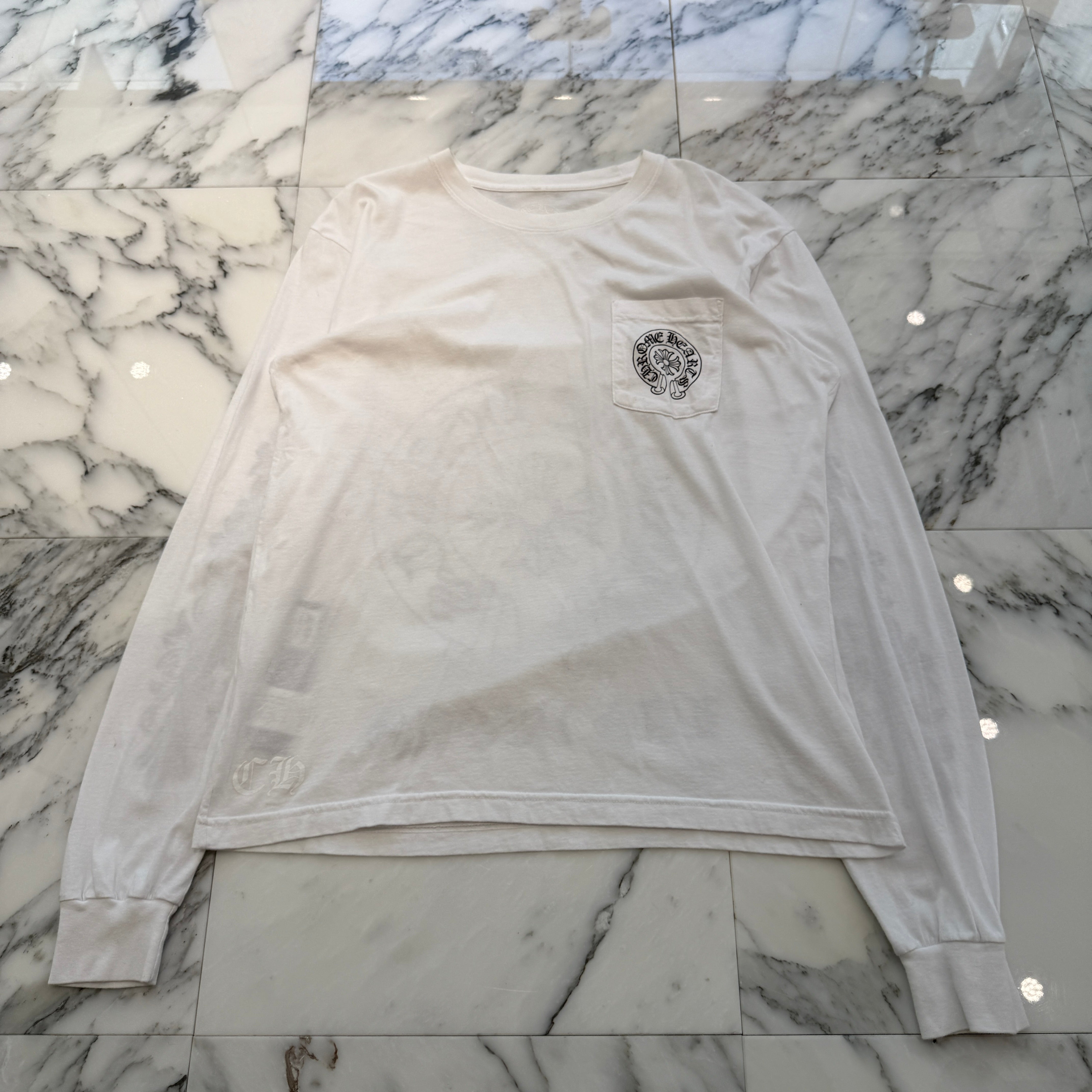 CHROME HEARTS Las Vegas Limited Horseshoe Long Sleeve Tee Size L クロムハーツ ラスベガス限定 ホースシュー ロングスリーブ Tシャツ サイズL