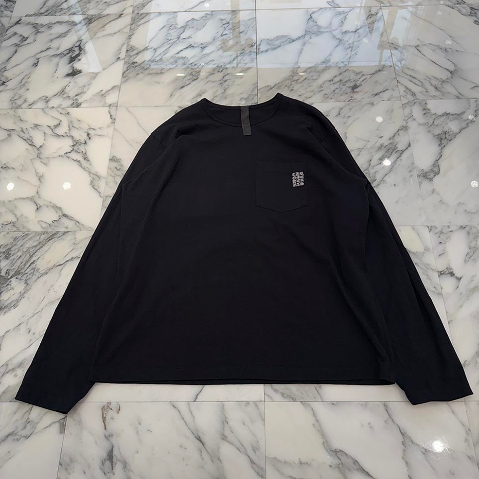 クロムハーツ YNOTロゴ ワイノットTシャツ 黒 M CHROME HEARTS（クロムハーツ） Y NOT Pocket Tee ワイノット ポケット