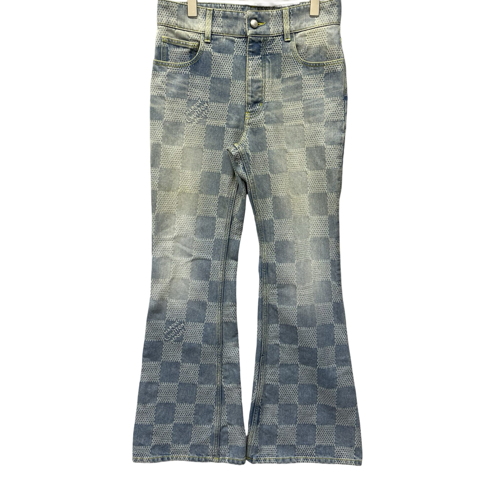 LOUIS VUITTON 2024AW Damier Bootcut Denim Pants 1AFI15 Size 29