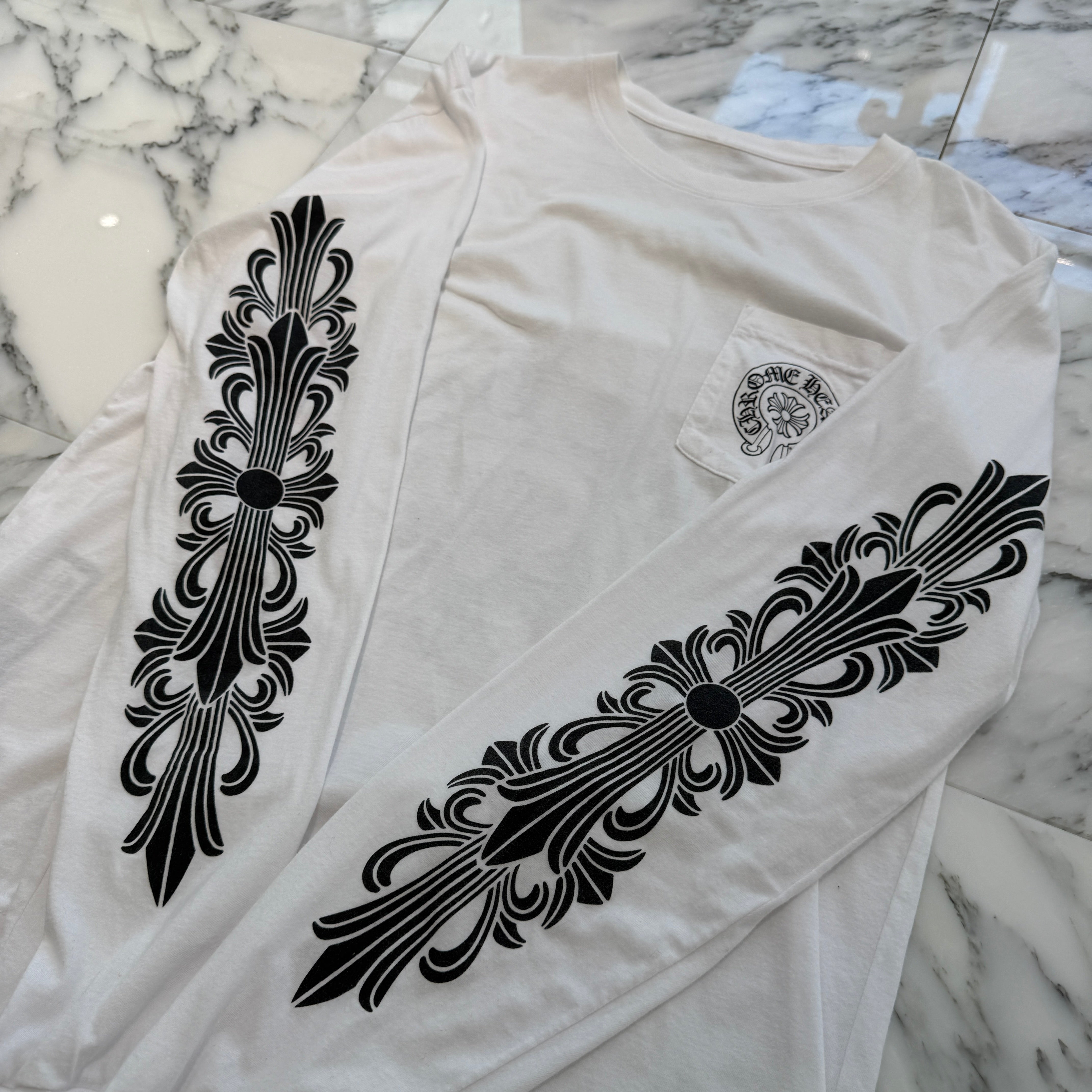 CHROME HEARTS Las Vegas Limited Horseshoe Long Sleeve Tee Size L クロムハーツ ラスベガス限定 ホースシュー ロングスリーブ Tシャツ サイズL