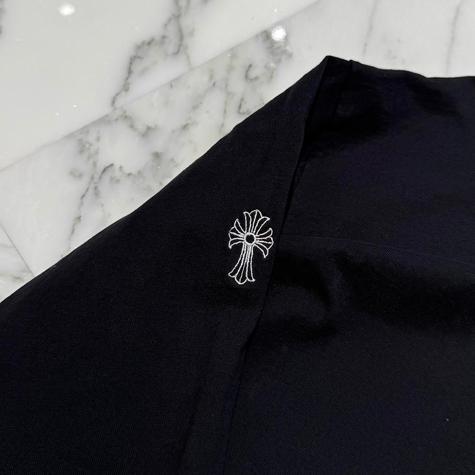 CHROME HEARTS Y NOT Vertical Logo Embroidery Long Sleeve Tee Size XXL クロムハーツ ワイノット ヴァーティカルロゴ刺繍 ロングスリーブTシャツ サイズXXL