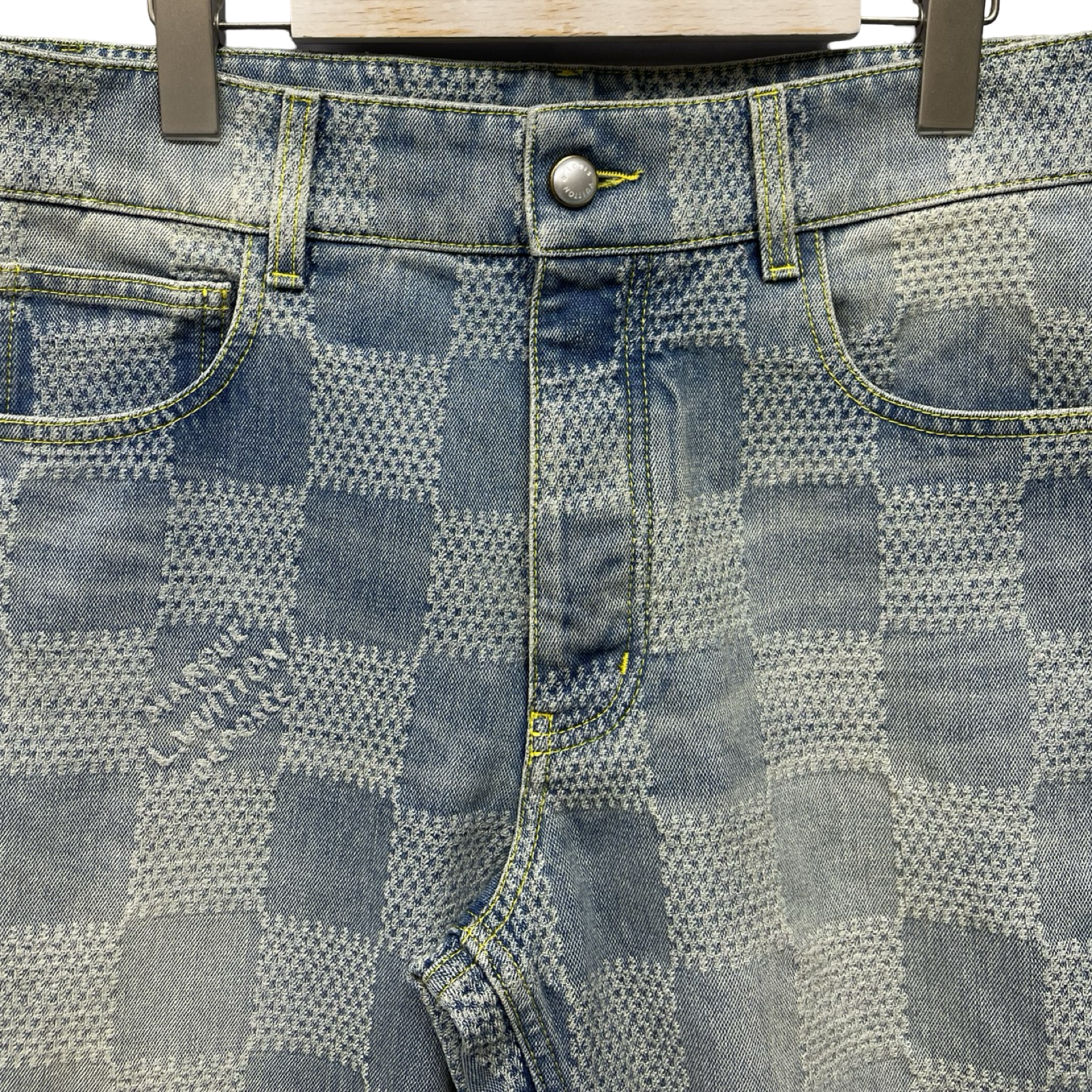 LOUIS VUITTON 2024AW Damier Bootcut Denim Pants 1AFI15 Size 29